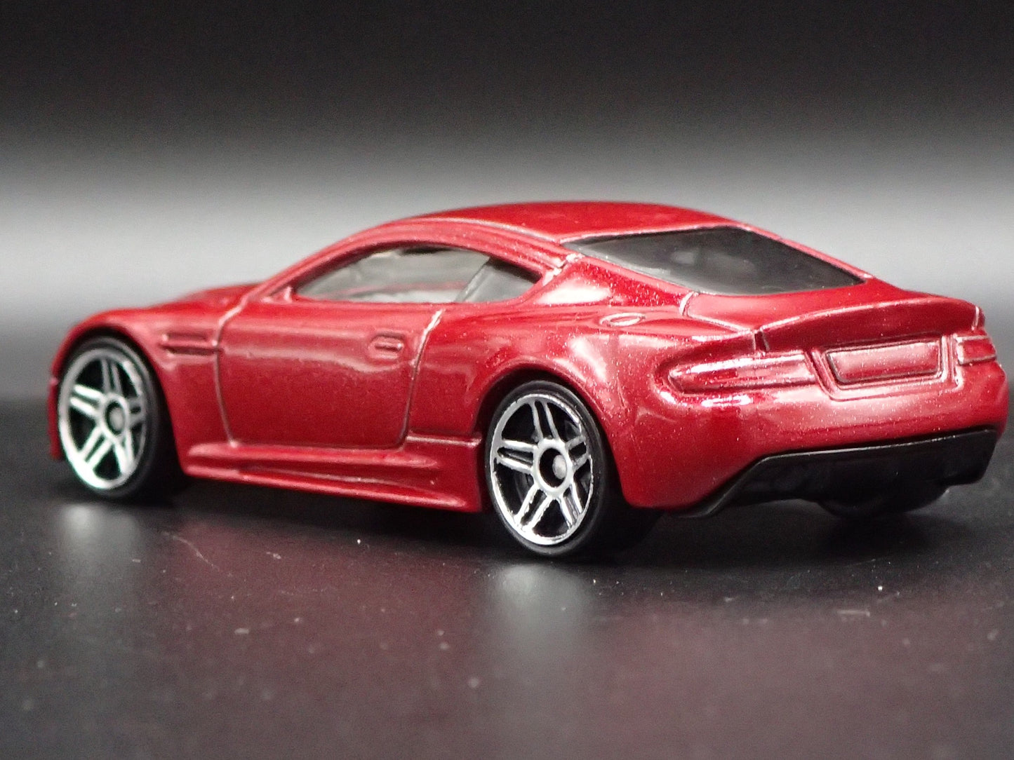 2008-2012 ASTON MARTIN DBS RED 1/64 SCALE COLLECTIBLE DIORAMA DIECAST MODEL CAR