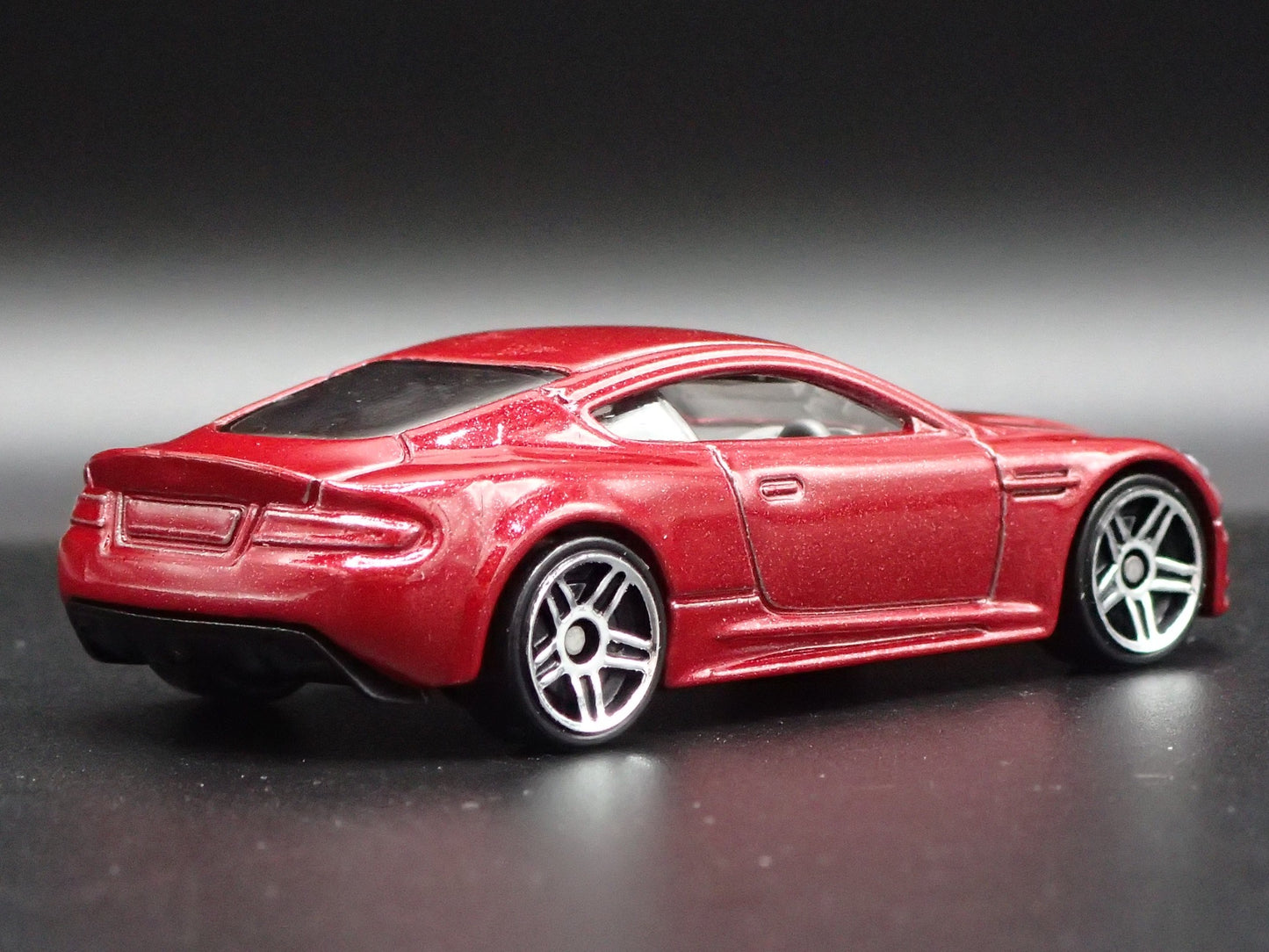 2008-2012 ASTON MARTIN DBS RED 1/64 SCALE COLLECTIBLE DIORAMA DIECAST MODEL CAR