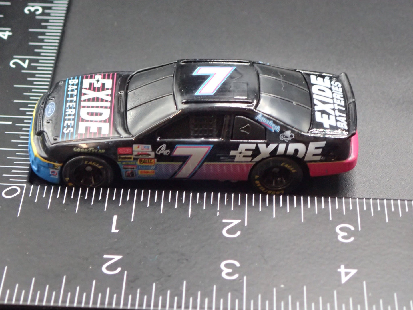 1995 95 FORD THUNDERBIRD 7 GEOFF BODINE NASCAR 1:64 SCALE DIECAST MODEL CAR
