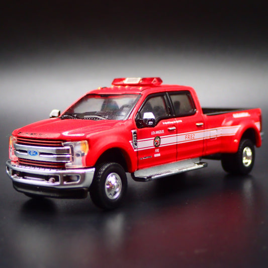 2018 18 FORD F350 LARIAT DUALLY TRUCK w HITCH LAFD 1:64 SCALE DIECAST MODEL CAR