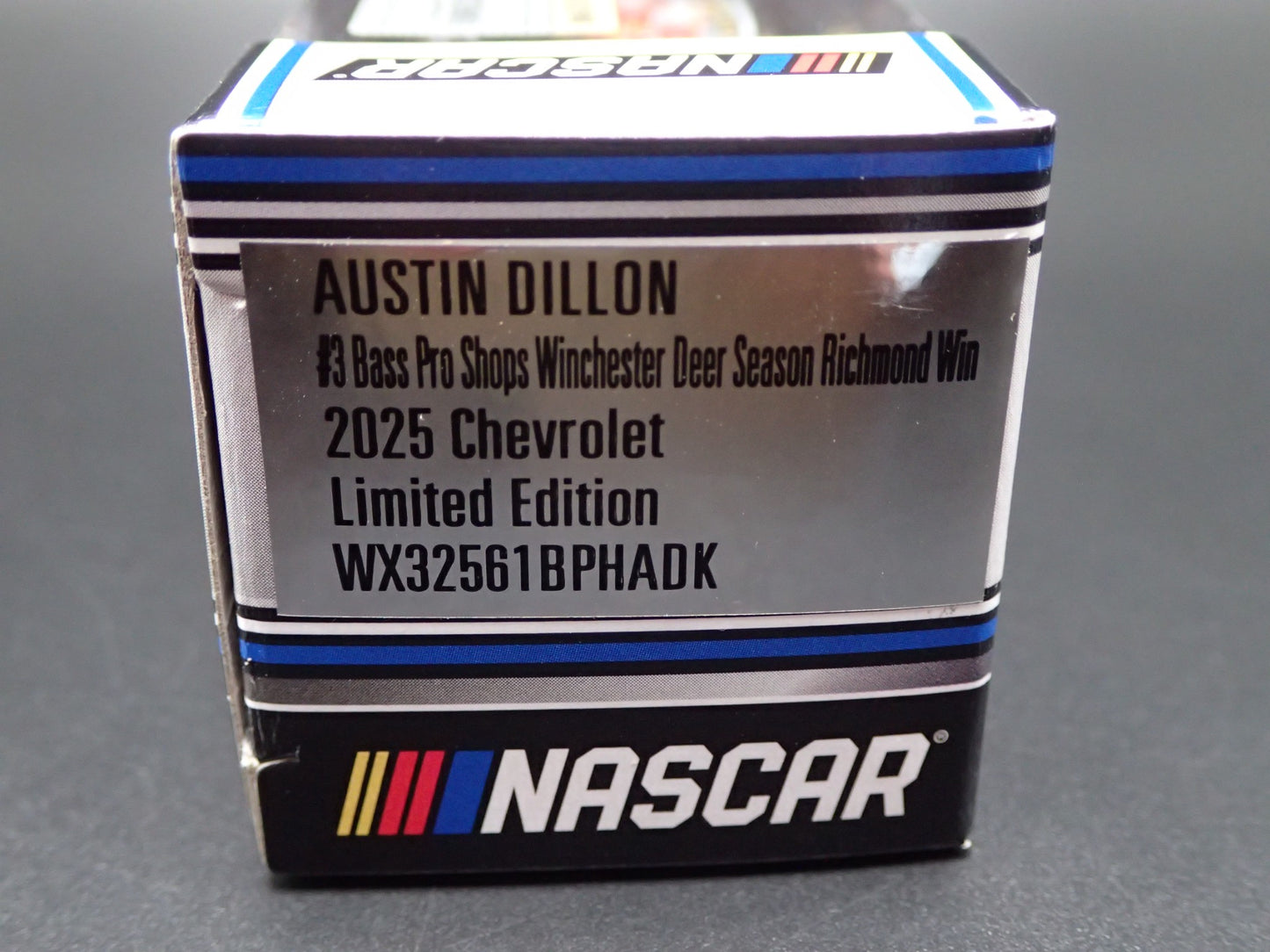 2025 CHEVROLET CAMARO 3 AUSTIN DILLON WINCHESTER NASCAR 1:64 DIECAST MODEL CAR