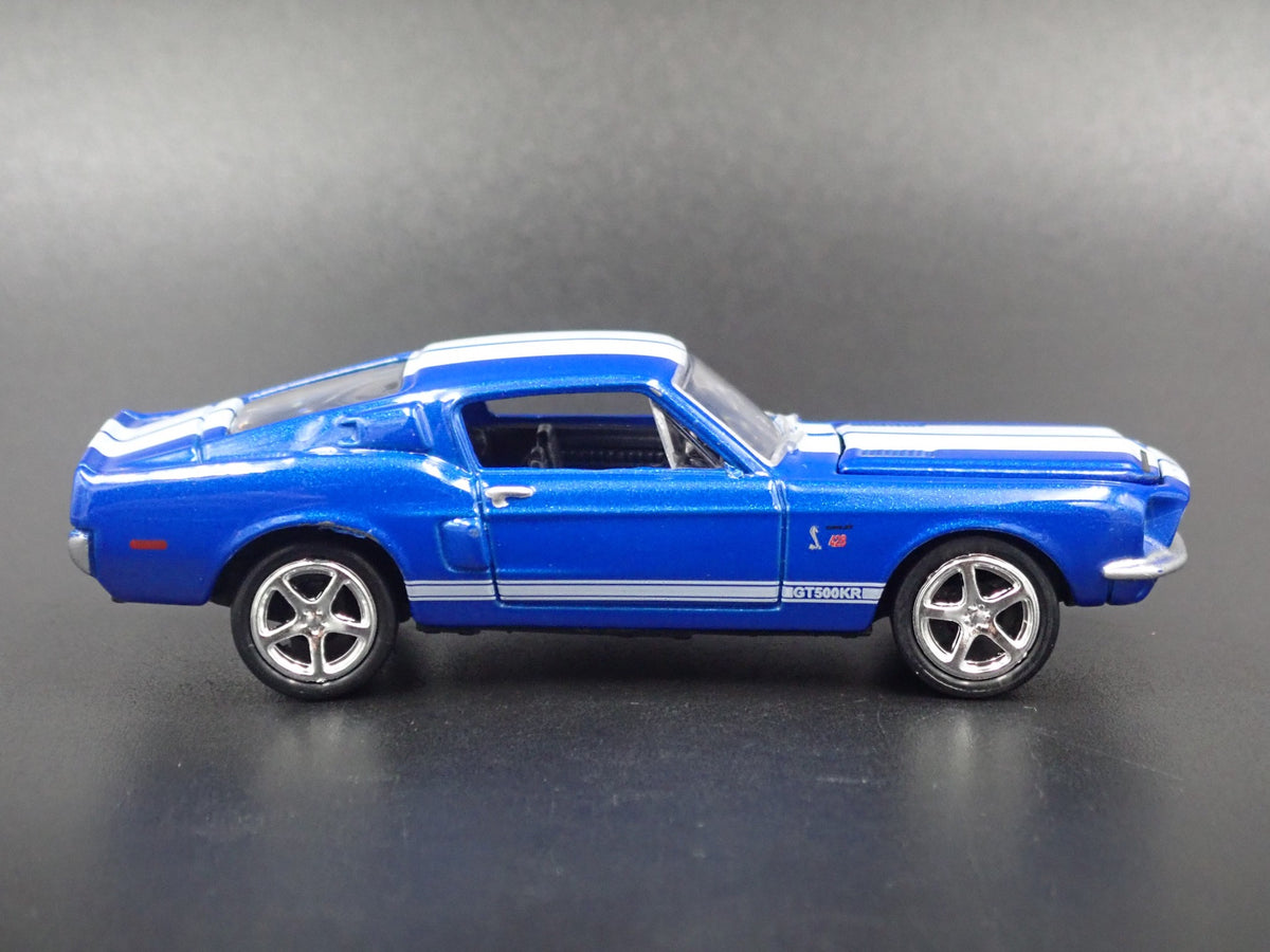 1968 FORD MUSTANG SHELBY GT500KR RARE 1/64 COLLECTIBLE DIORAMA DIECAST MODEL CAR-Burning Rubber Toy Company
