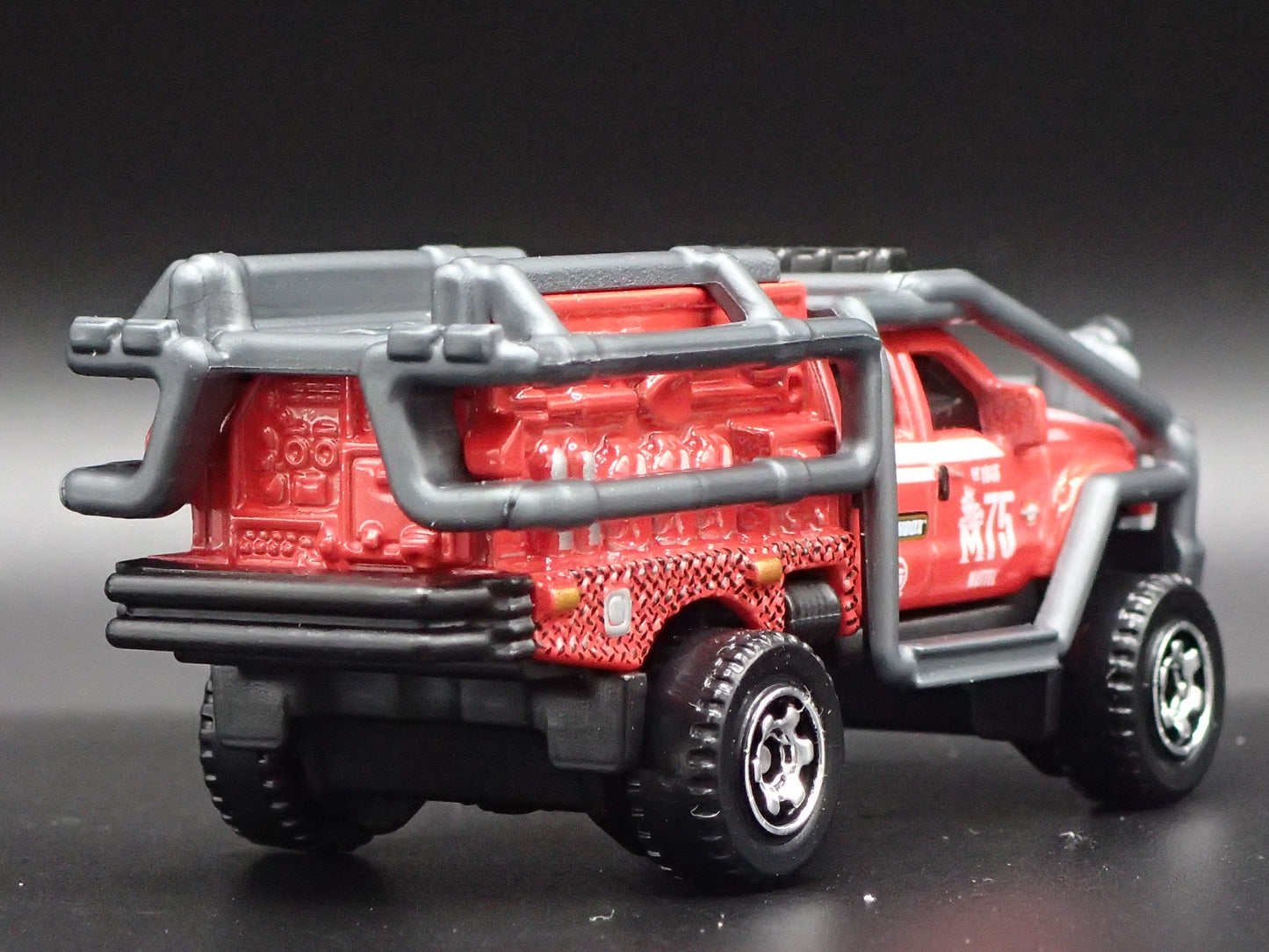 FORD F350 SUPERLIFT PICKUP TRUCK FIRE TRUCK SUPER DUTY 1:64 MB DIECAST MODEL CAR
