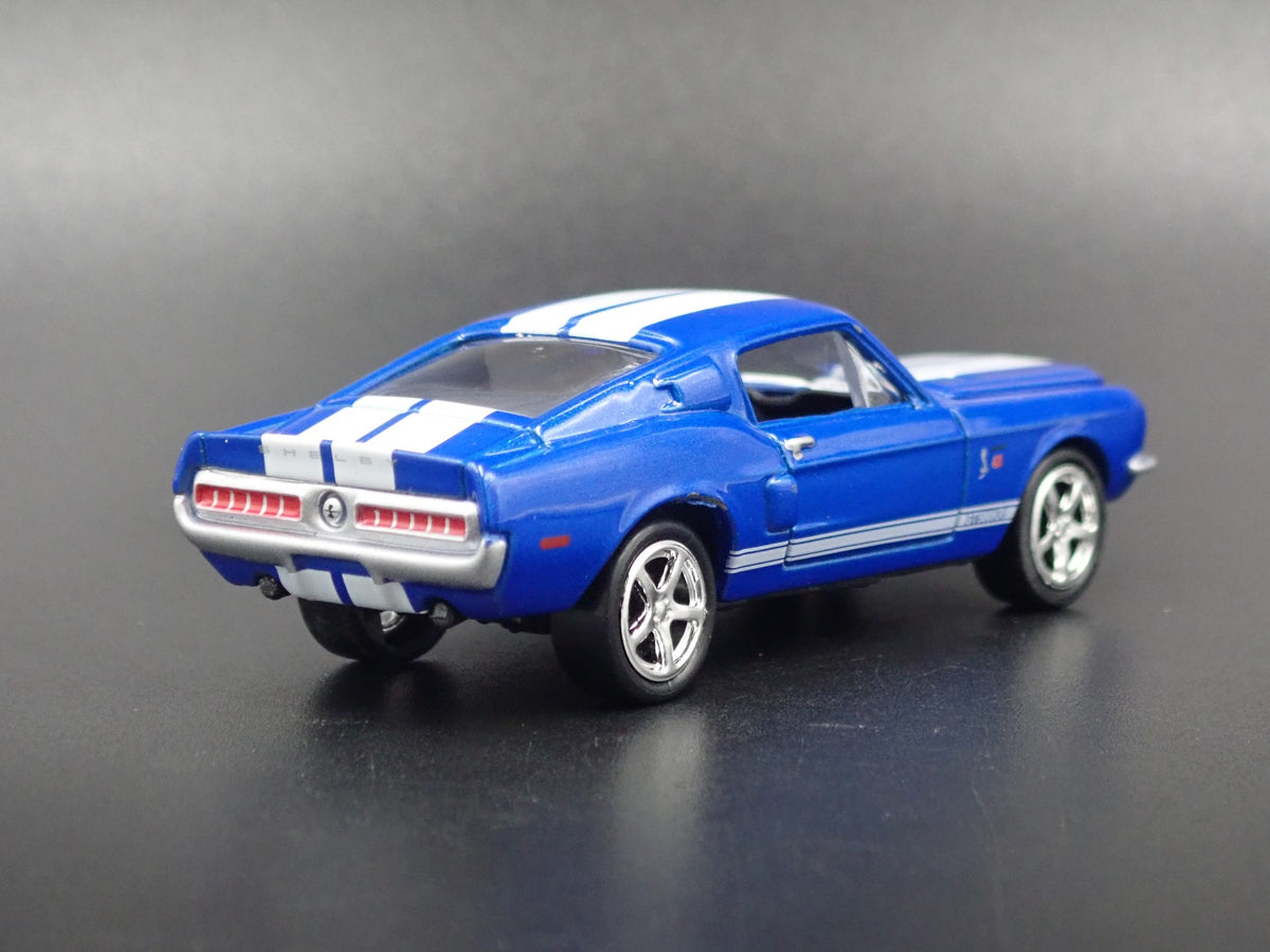 1968 FORD MUSTANG SHELBY GT500KR RARE 1/64 COLLECTIBLE DIORAMA DIECAST MODEL CAR-Burning Rubber Toy Company