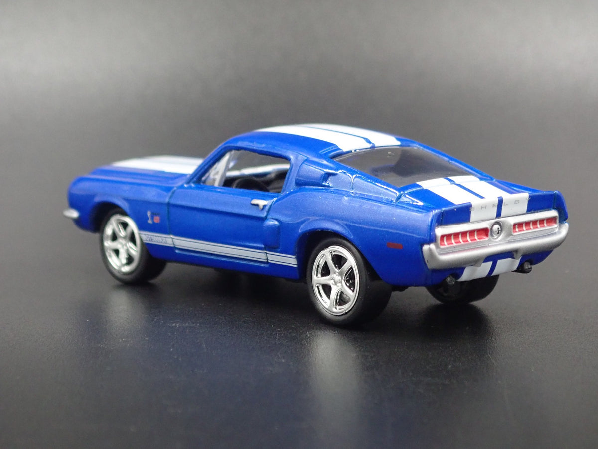 1968 FORD MUSTANG SHELBY GT500KR RARE 1/64 COLLECTIBLE DIORAMA DIECAST MODEL CAR-Burning Rubber Toy Company