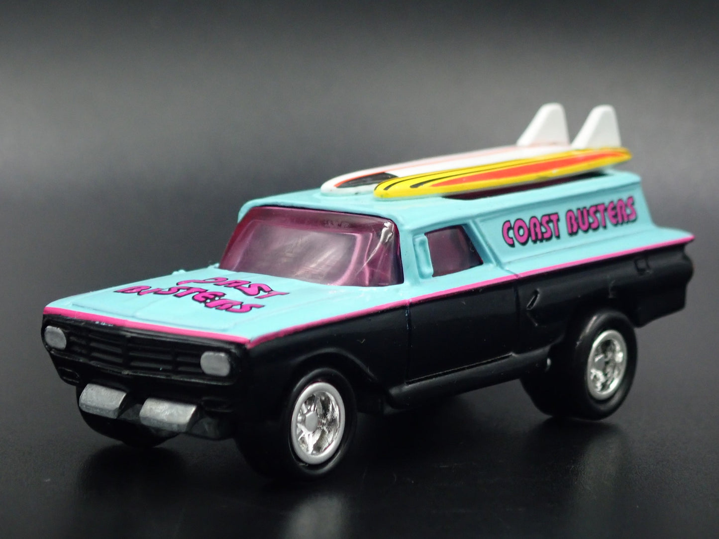1960 60 CHEVY CHEVROLET PANEL WAGON SURF CUSTOM 1:64 SCALE DIECAST MODEL CAR