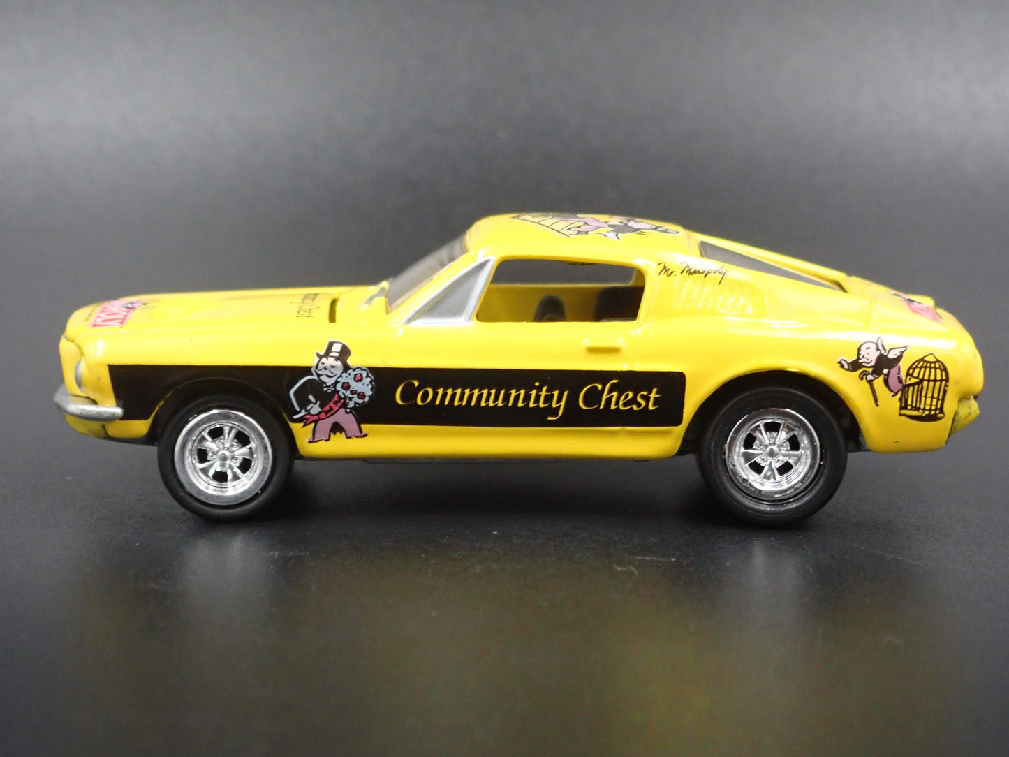 1968 68 FORD MUSTANG FASTBACK MONOPLY 1:64 SCALE COLLECTIBLE DIECAST MODEL CAR