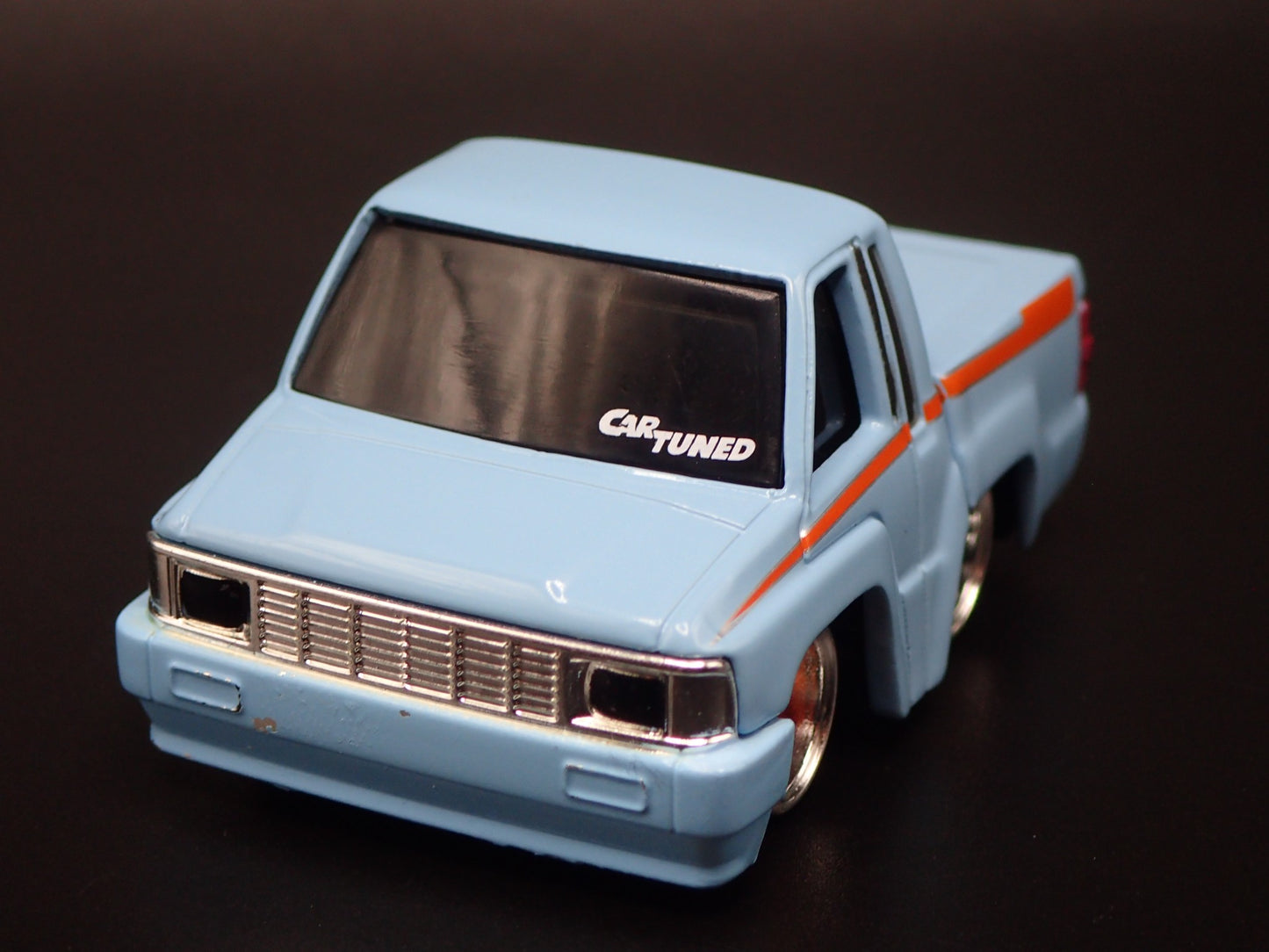 1987 87 TOYOTA SR5 PICKUP TRUCK CAR TUNED BLUE 1/64 SCALE DIECAST MODEL CAR