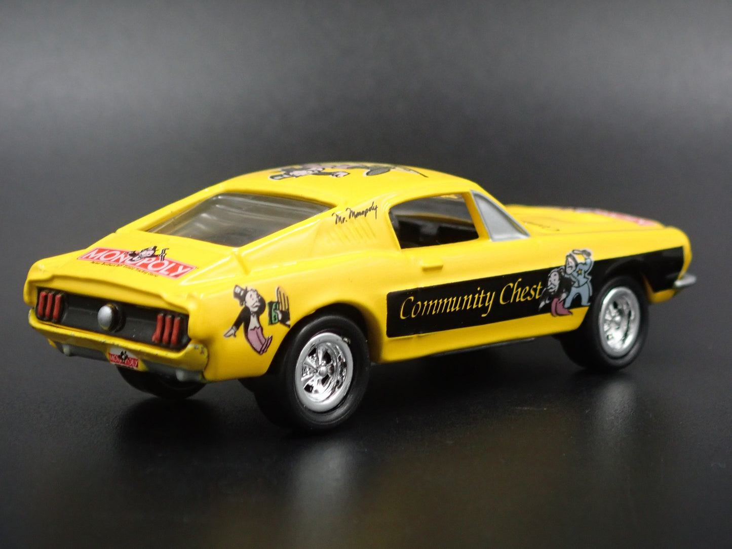 1968 68 FORD MUSTANG FASTBACK MONOPLY 1:64 SCALE COLLECTIBLE DIECAST MODEL CAR