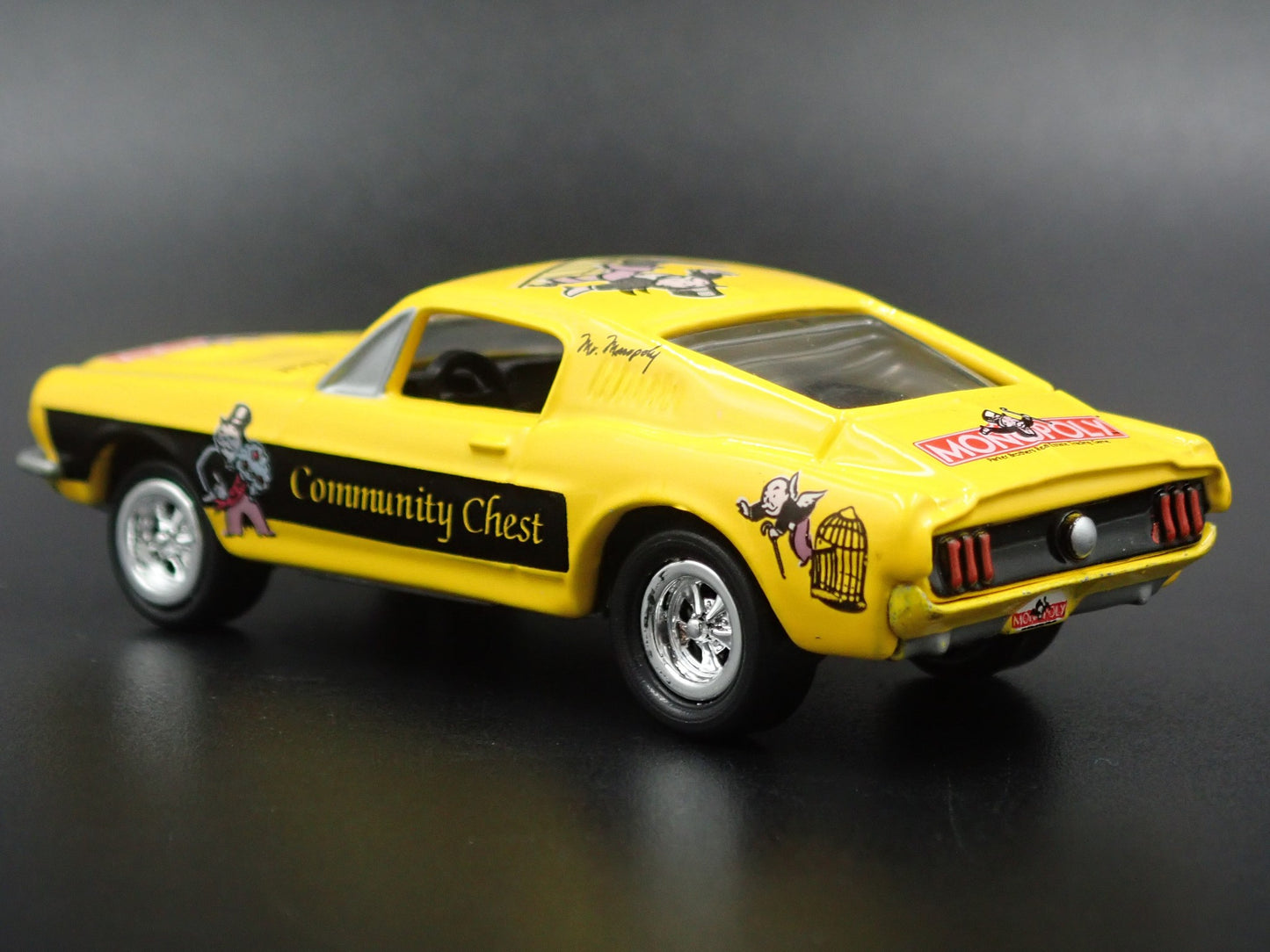 1968 68 FORD MUSTANG FASTBACK MONOPLY 1:64 SCALE COLLECTIBLE DIECAST MODEL CAR