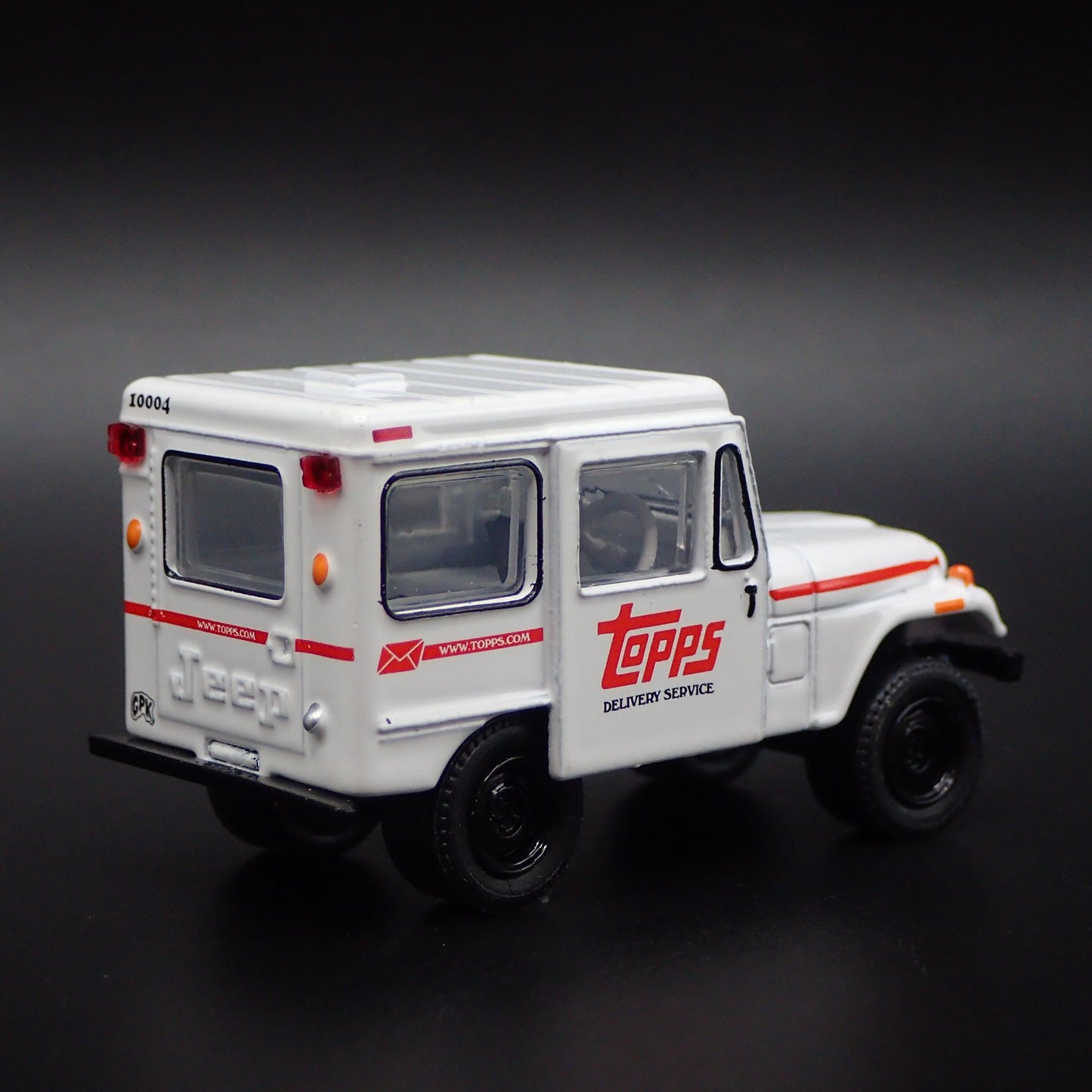 1975 75 JEEP DJ5 TOPPS MAIL DELIVERY TRUCK GPK 1/64 SCALE DIECAST MODEL CAR