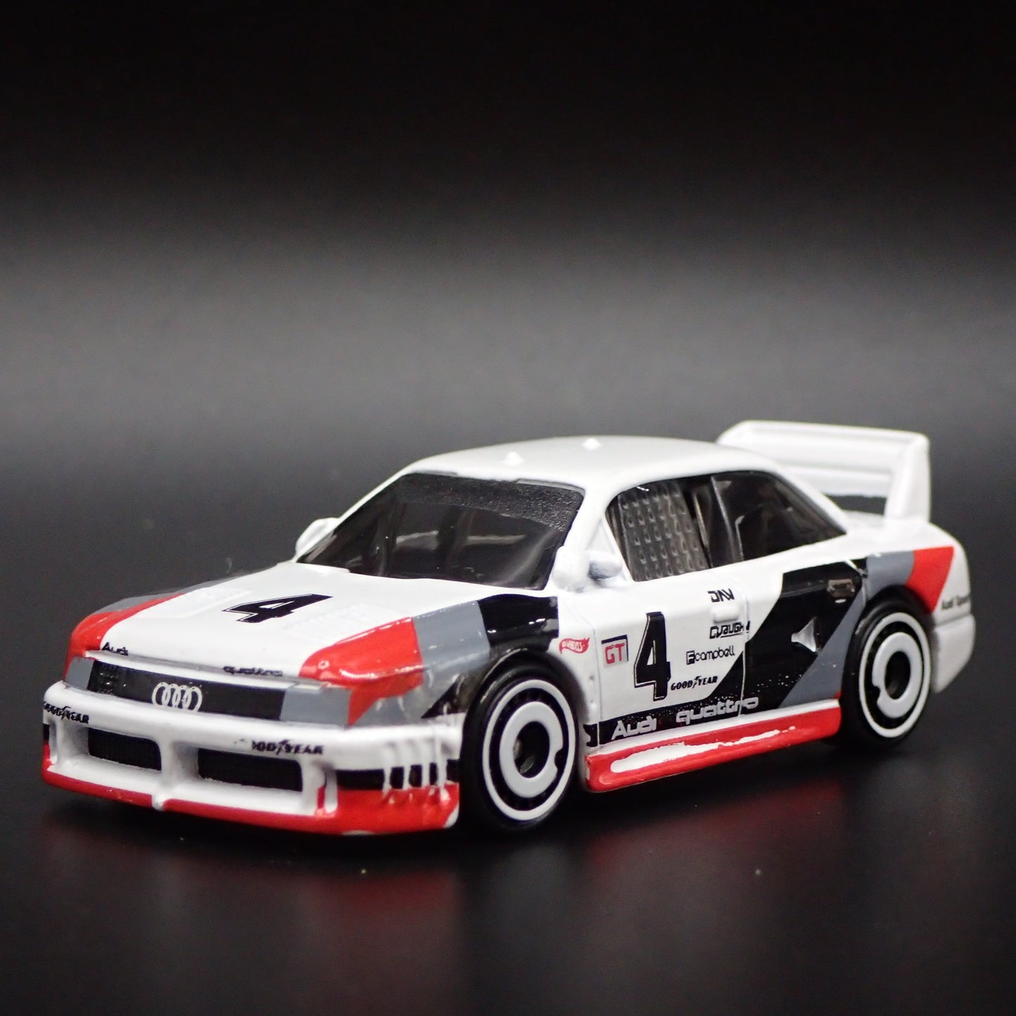 AUDI 90 QUATTRO IMSA RACE CAR 1:64 SCALE COLLECTIBLE DIORAMA DIECAST MODEL CAR