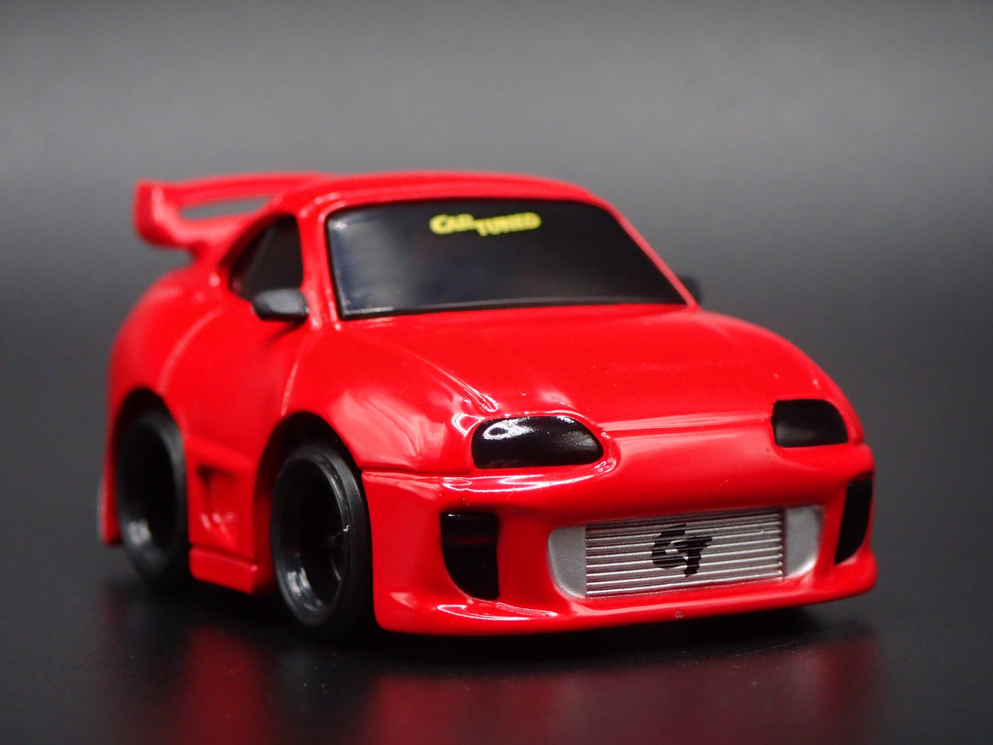1993-2002 TOYOTA SUPRA CAR TUNED RED JDM 1/64 SCALE DIORAMA DIECAST MODEL CAR