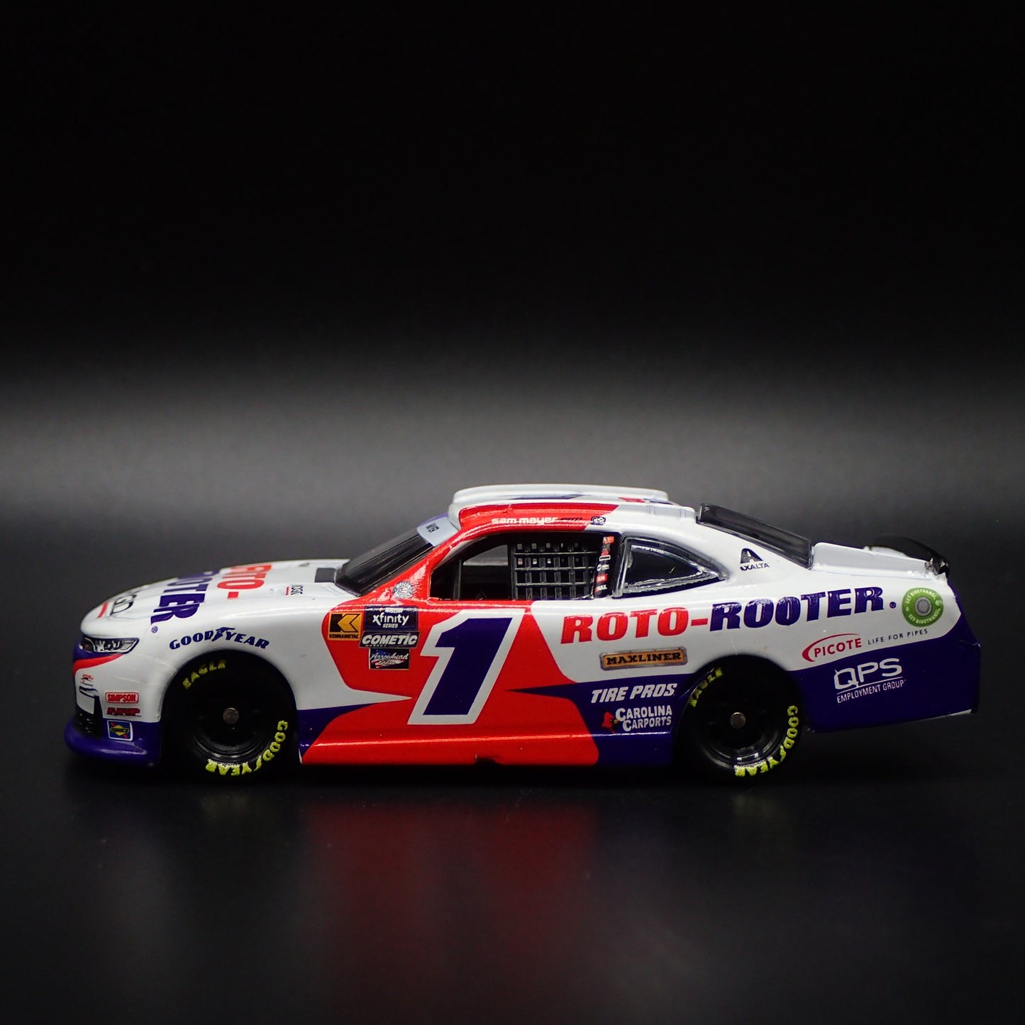 2024 24 CHEVY CAMARO 1 SAM MAYER ROTO ROOTER NASCAR 1:64 SCALE DIECAST MODEL CAR