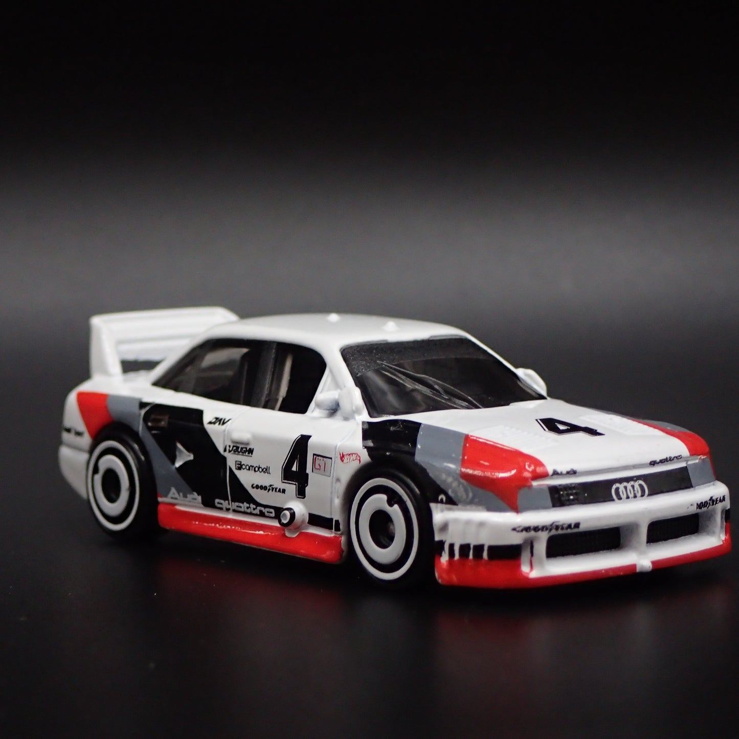 AUDI 90 QUATTRO IMSA RACE CAR 1:64 SCALE COLLECTIBLE DIORAMA DIECAST MODEL CAR