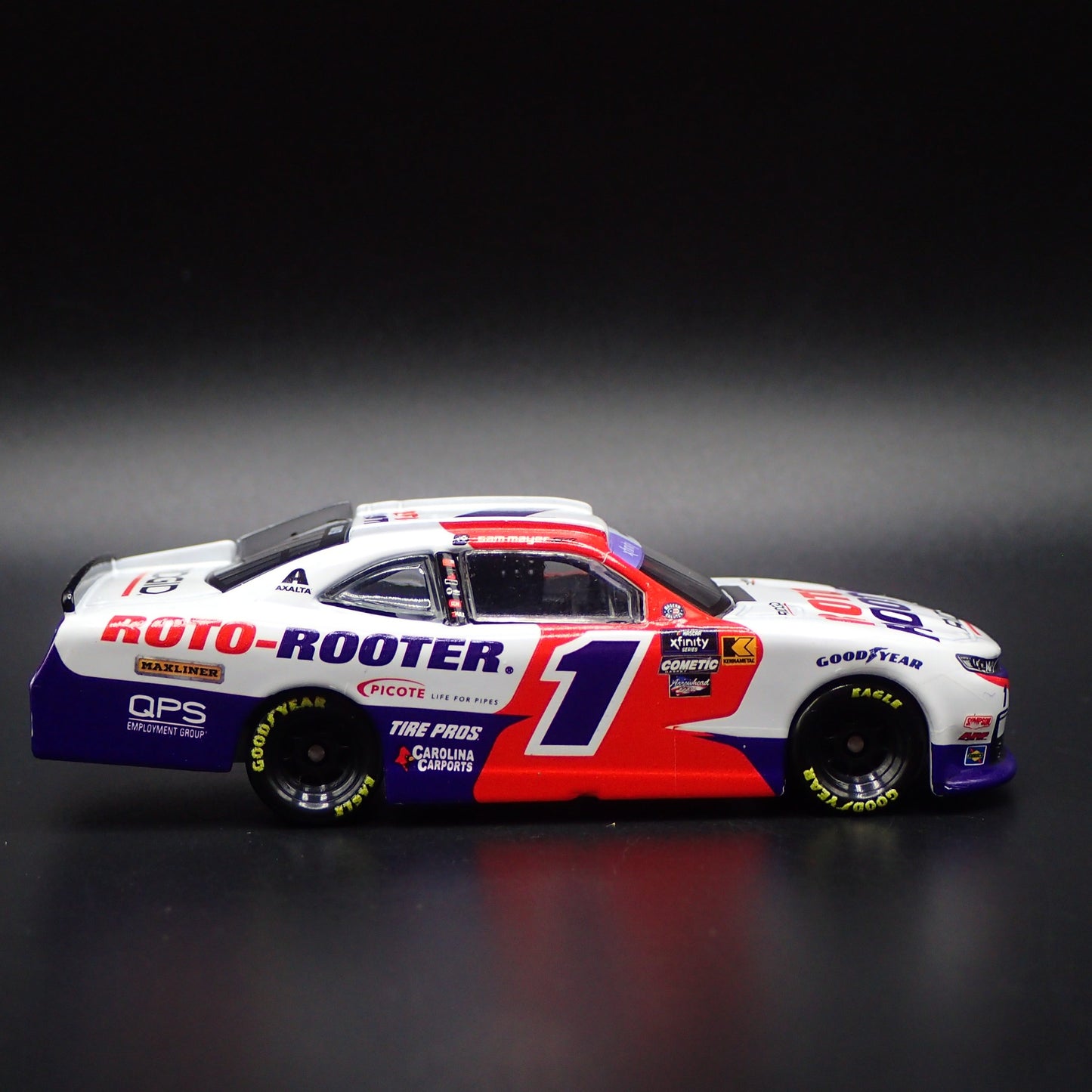 2024 24 CHEVY CAMARO 1 SAM MAYER ROTO ROOTER NASCAR 1:64 SCALE DIECAST MODEL CAR