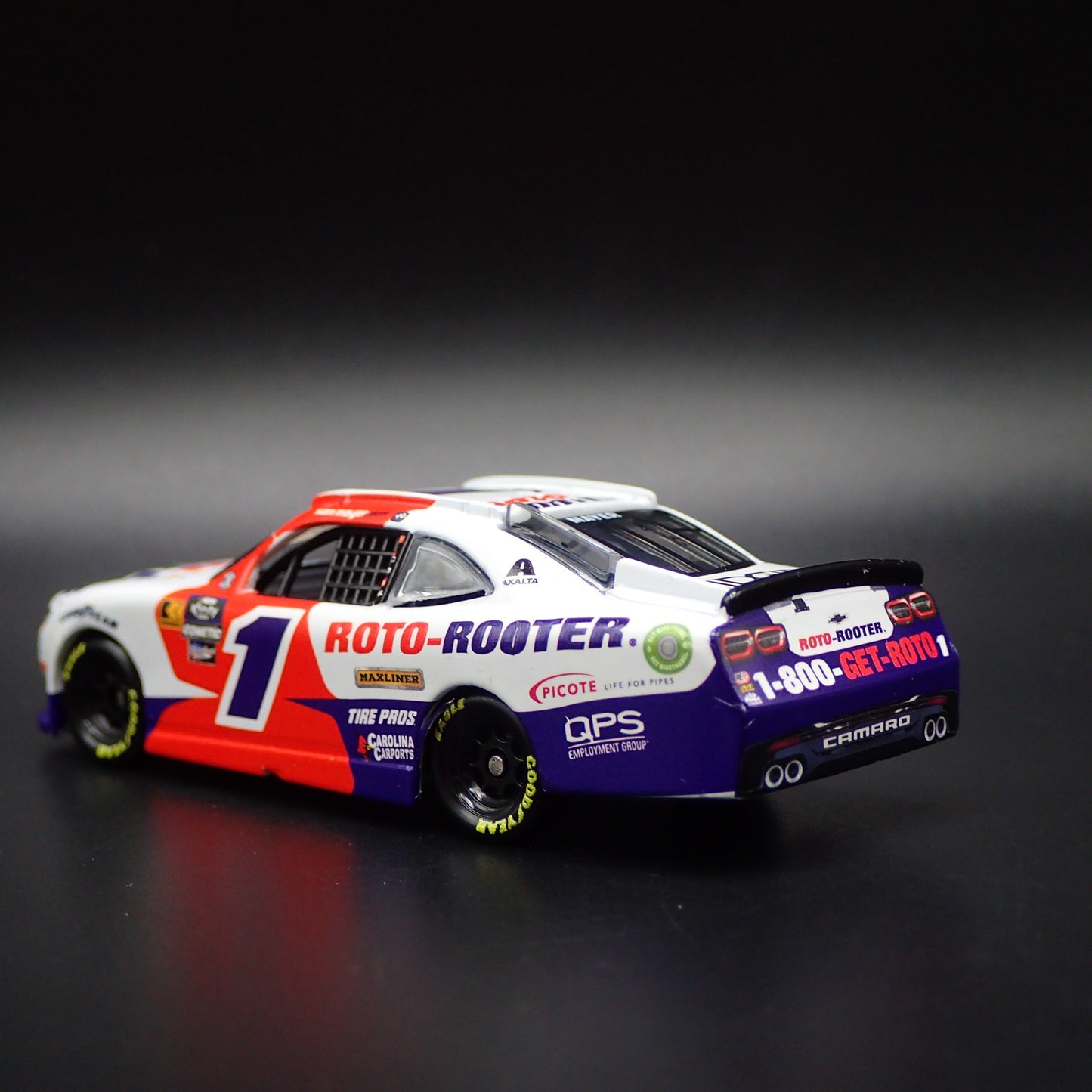 2024 24 CHEVY CAMARO 1 SAM MAYER ROTO ROOTER NASCAR 1:64 SCALE DIECAST MODEL CAR