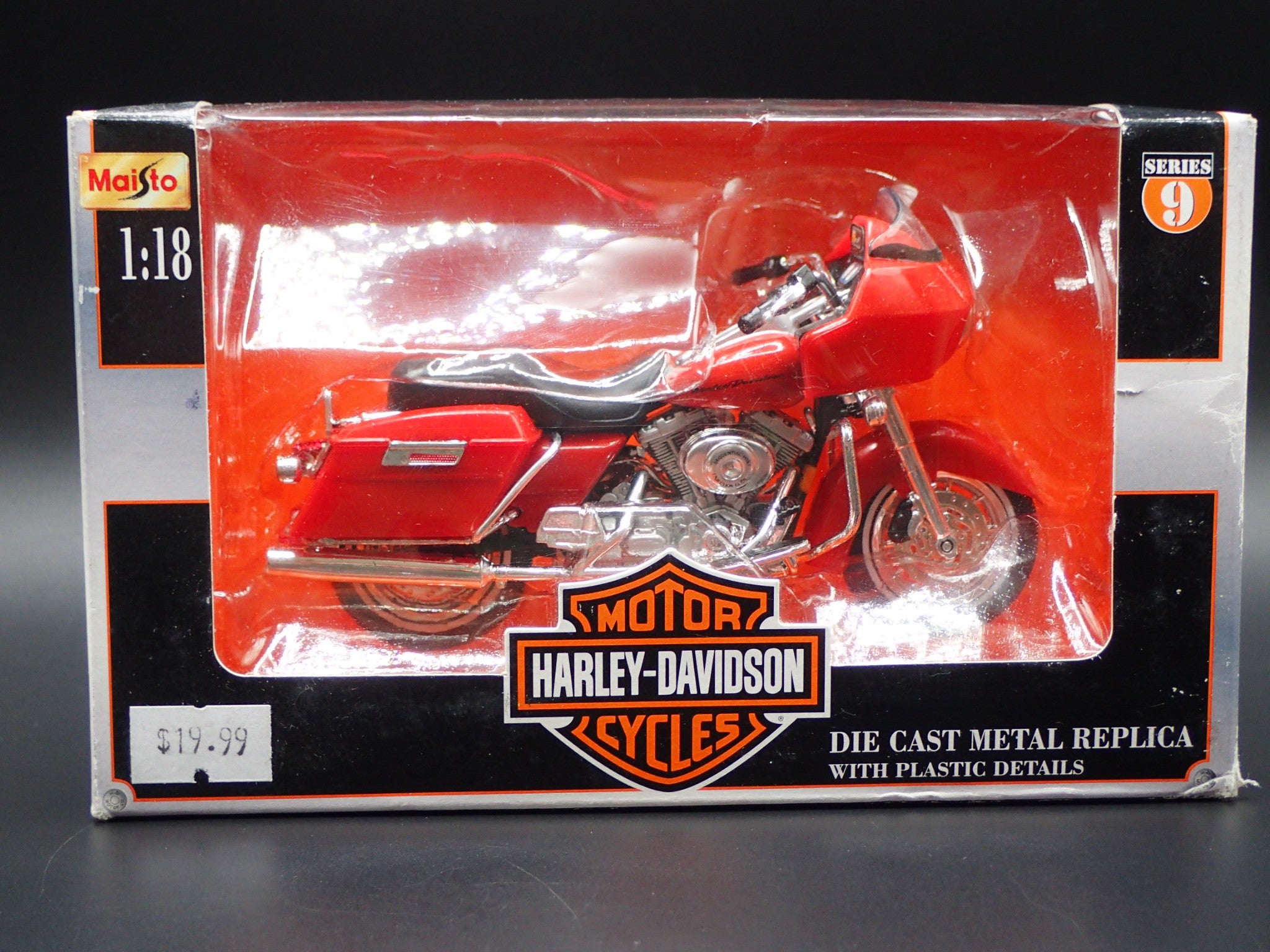 2000 FLTR ROAD GLIDE HARLEY DAVIDSON MOTORCYCLE MAISTO SERIES 9 1
