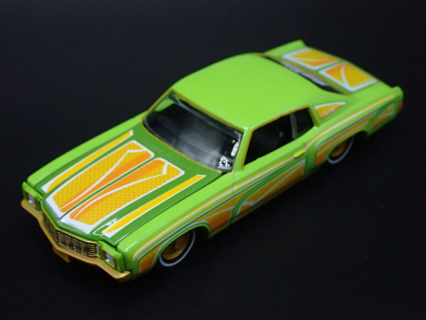 1970 70 CHEVY CHEVROLET MONTE CARLO LOWRIDER GREEN 1:64 SCALE DIECAST MODEL CAR
