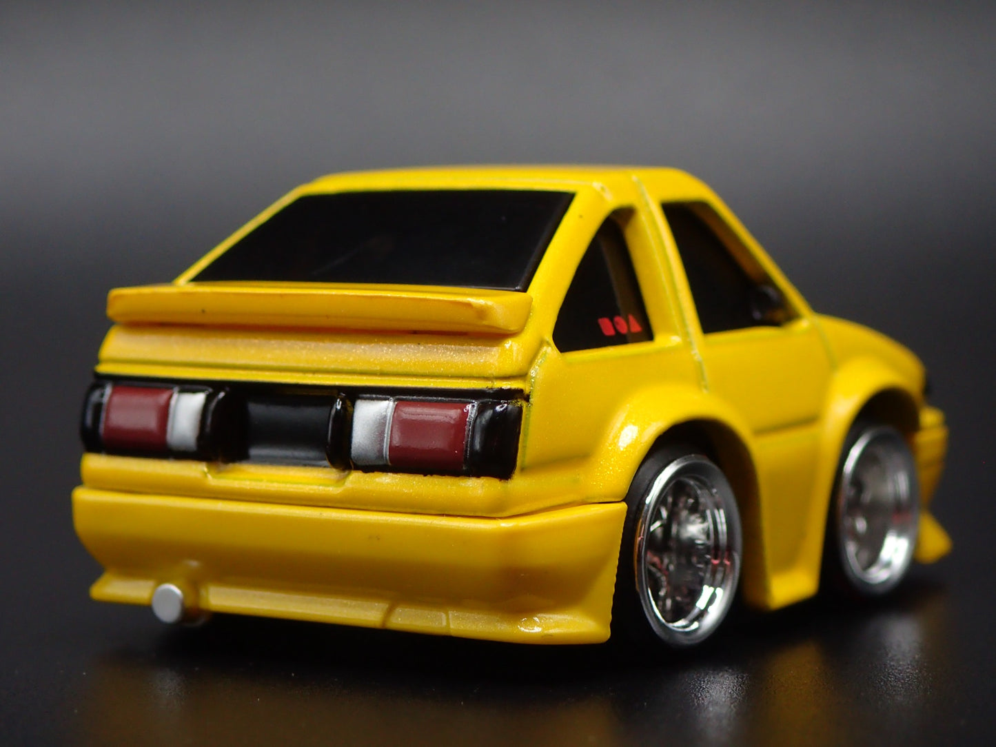 1983-1987 TOYOTA SPRINTER AE86 TUNED JDM YELLOW 1/64 SCALE DIECAST MODEL CAR