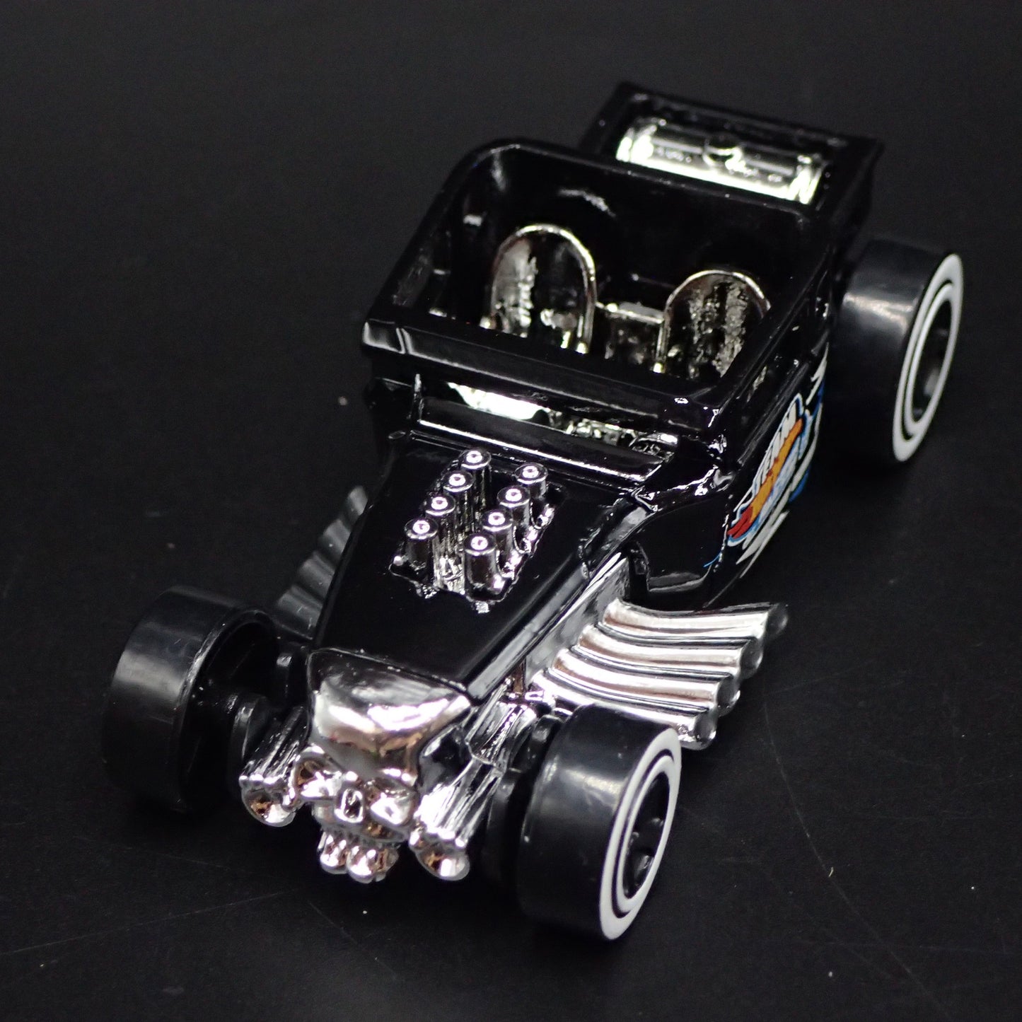 FORD CUSTOM BONE SHAKER HOT ROD BLACK 1:64 SCALE COLLECTIBLE DIECAST MODEL CAR