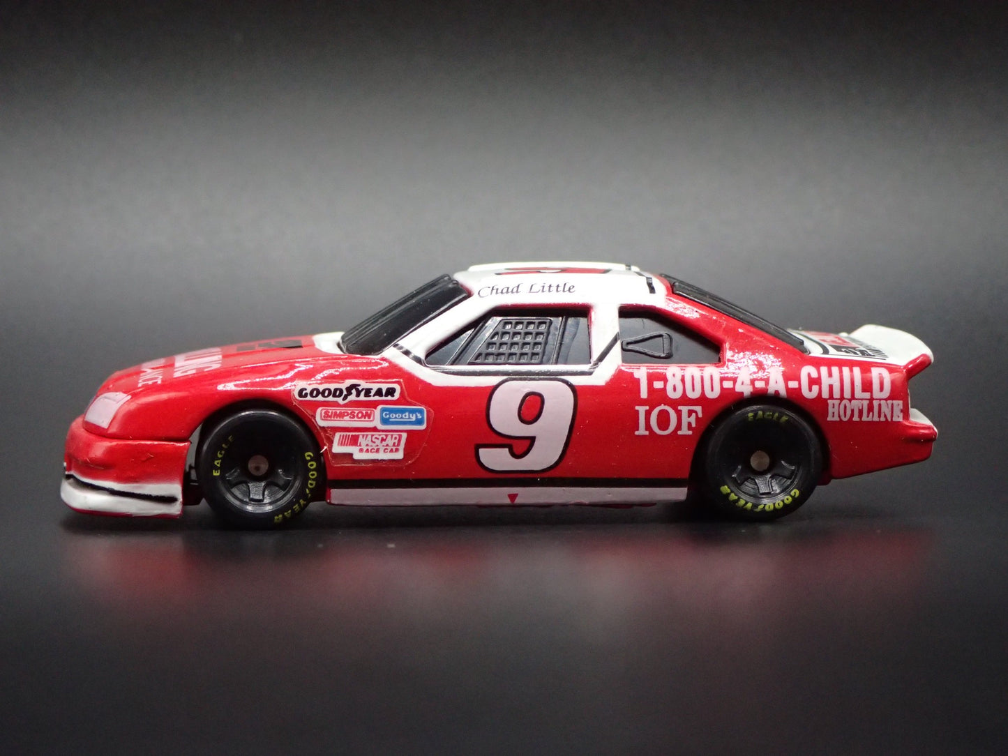 1992 92 FORD THUNDERBIRD 9 CHAD LITTLE MELLING NASCAR 1:64 SCALE DIECAST CAR