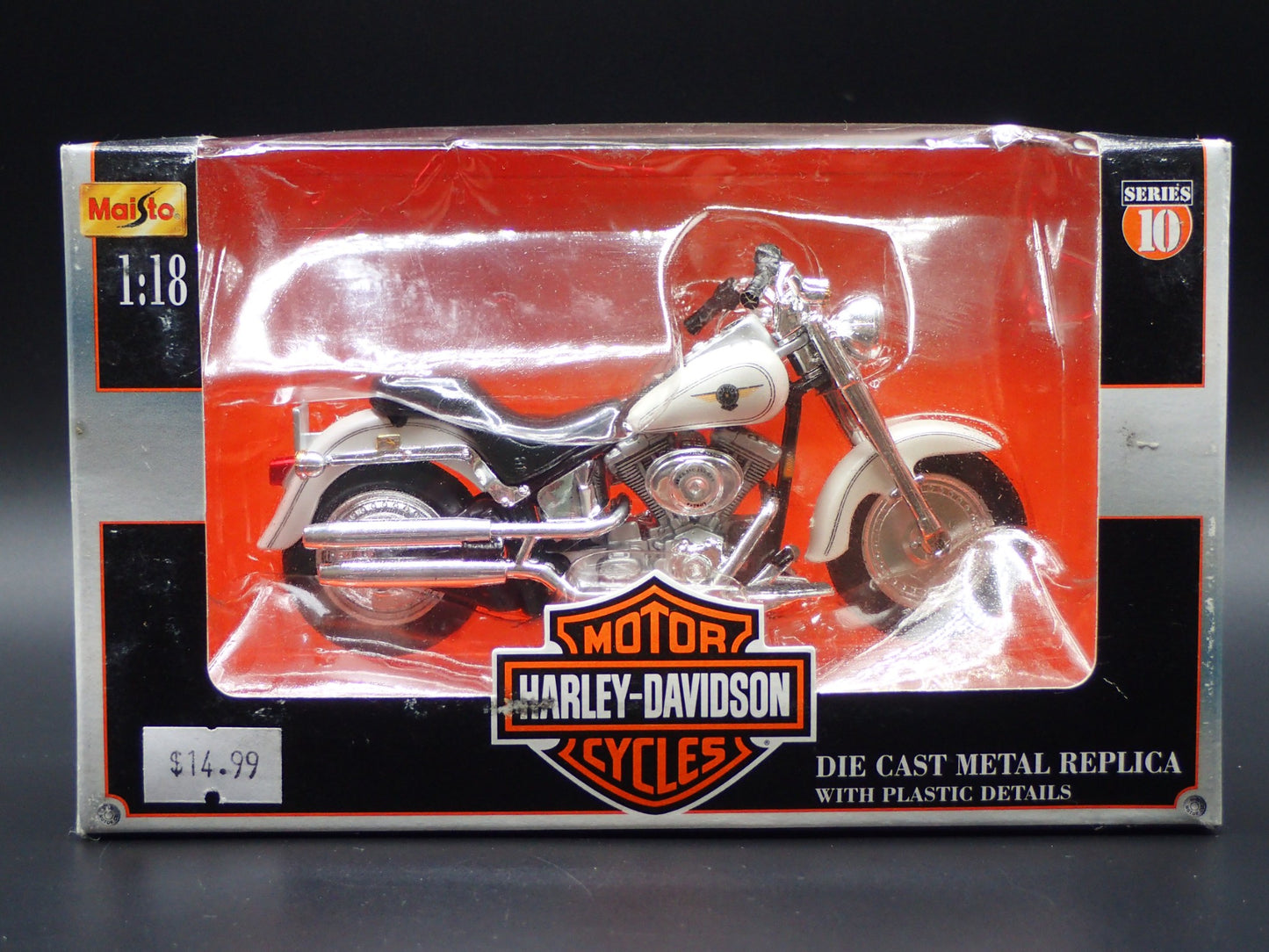 2000 FLSTF FAT BOY HARLEY DAVIDSON MOTORCYCLE HD S 10 1:18 SCALE DIECAST MODEL