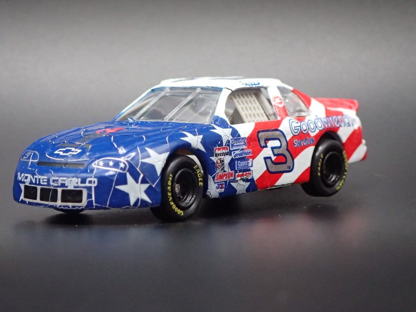 1996 CHEVROLET MONTE CARLO 3 DALE EARNHARDT NASCAR 1:64 SCALE DIECAST MODEL CAR