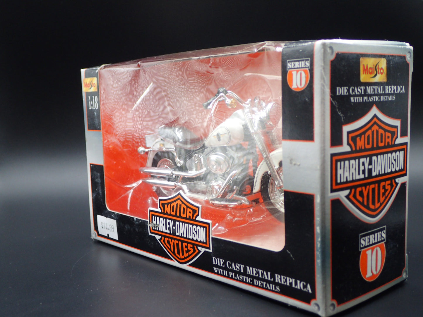 2000 FLSTF FAT BOY HARLEY DAVIDSON MOTORCYCLE HD S 10 1:18 SCALE DIECAST MODEL