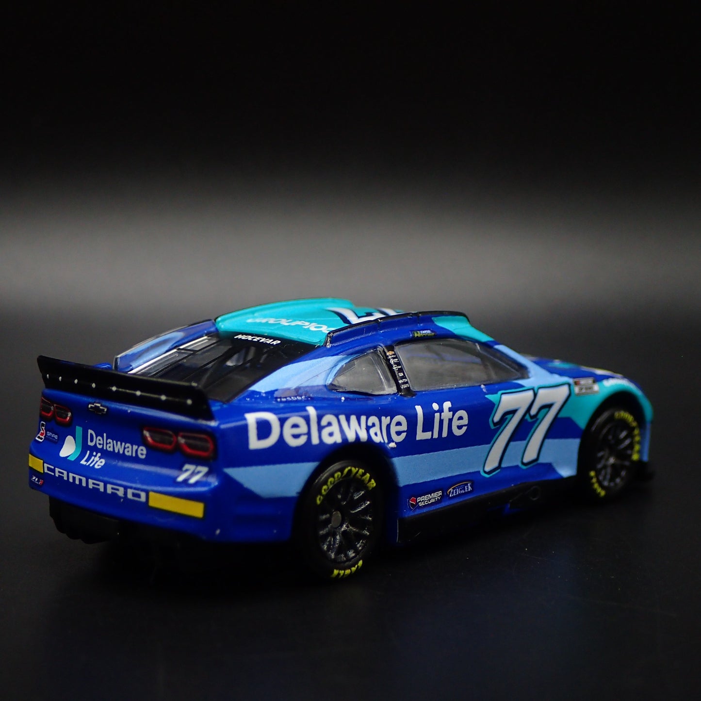 2024 24 CHEVY CAMARO ZL1 77 CARSON HOCEVAR DELAWARE LIFE NASCAR 1:64 DIECAST CAR