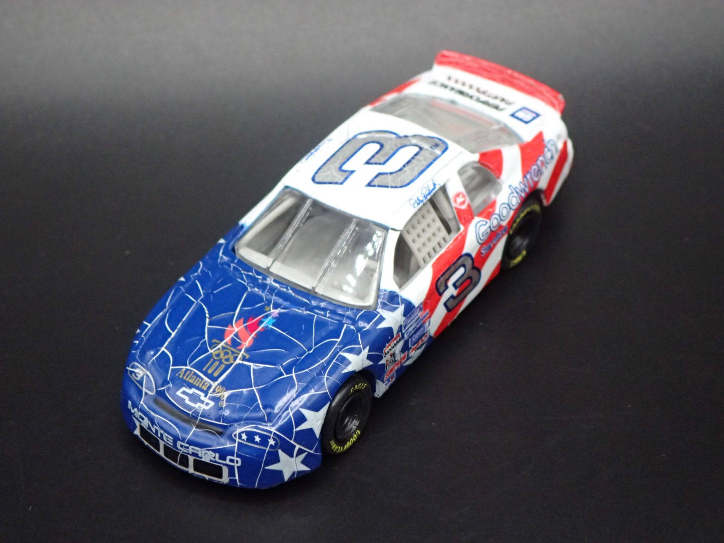 1996 CHEVROLET MONTE CARLO 3 DALE EARNHARDT NASCAR 1:64 SCALE DIECAST MODEL CAR