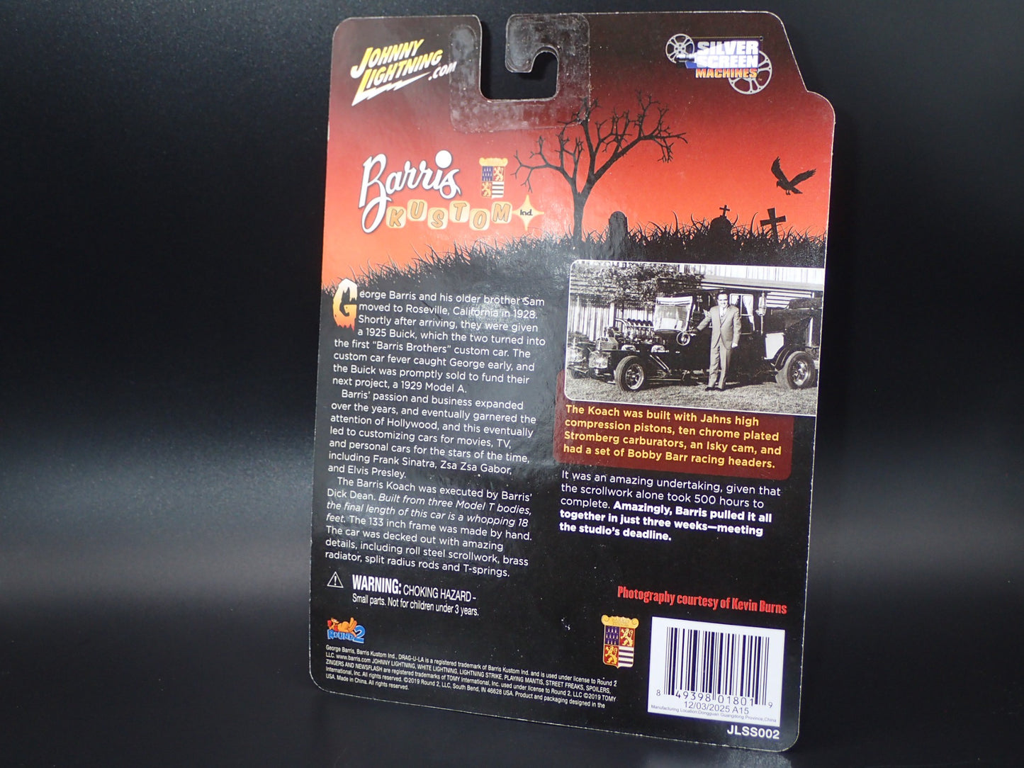 2026 BARRIS KOACH MUNSTERS SILVER SCREEN JOHNNY LIGHTNING WHITE LIGHTNING CHASE