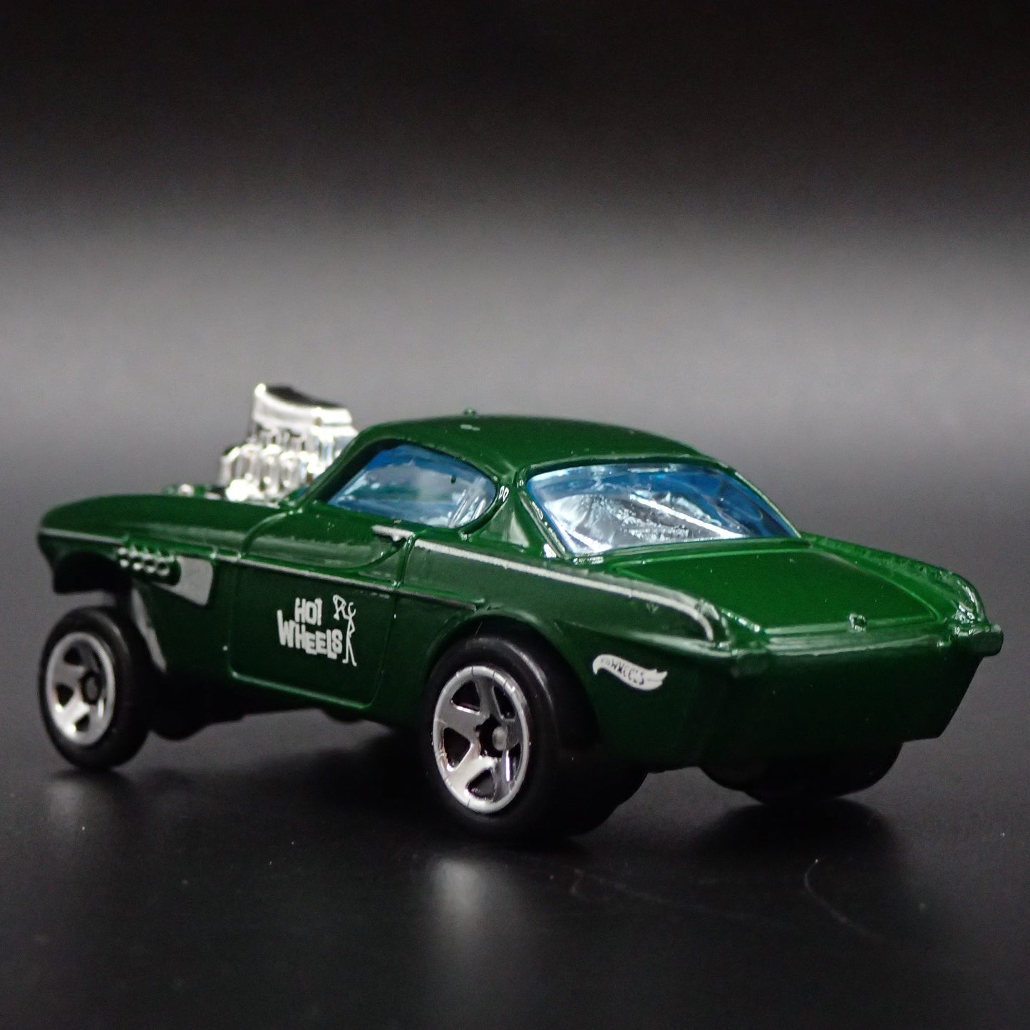 1961-1973 VOLVO P1800 GASSER NHRA GREEN 1:64 SCALE COLLECTIBLE DIECAST MODEL CAR