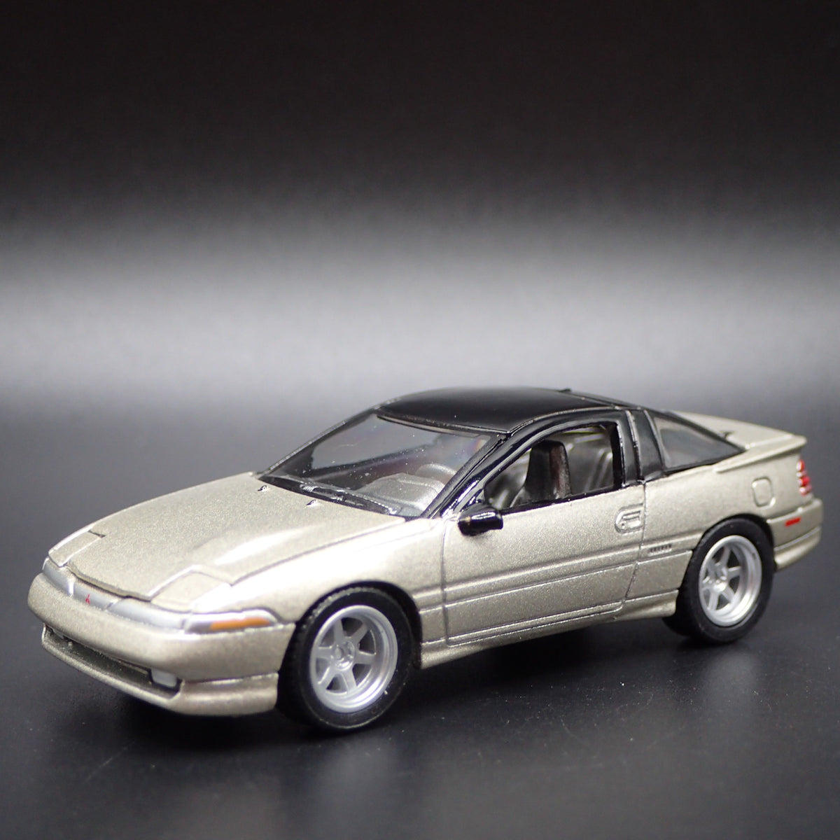 1990-1994 MITSUBISHI ECLIPSE GSX 1:64 SCALE DISPLAY DIORAMA DIECAST MODEL CAR-Burning Rubber Toy Company