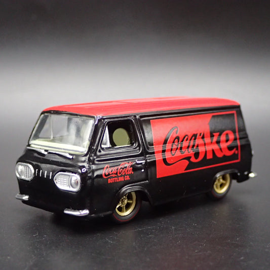 1966 66 FORD ECONOLINE VAN COCA COLA COKE 1:64 SCALE DIORAMA DIECAST MODEL CAR