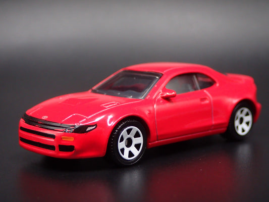 1993 93 TOYOTA CELICA RED 1/64 SCALE COLLECTIBLE DIORAMA DIECAST MODEL CAR