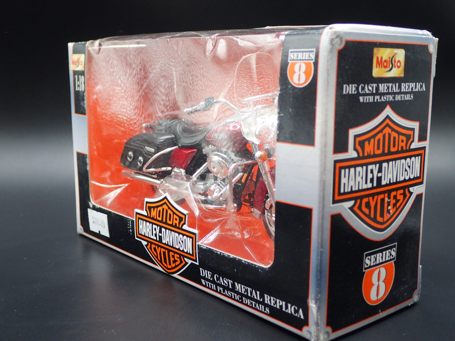 2000 FLHRC ROAD KING HARLEY DAVIDSON MOTORCYCLE MAISTO SERIES 8 1:18 MODEL BIKE