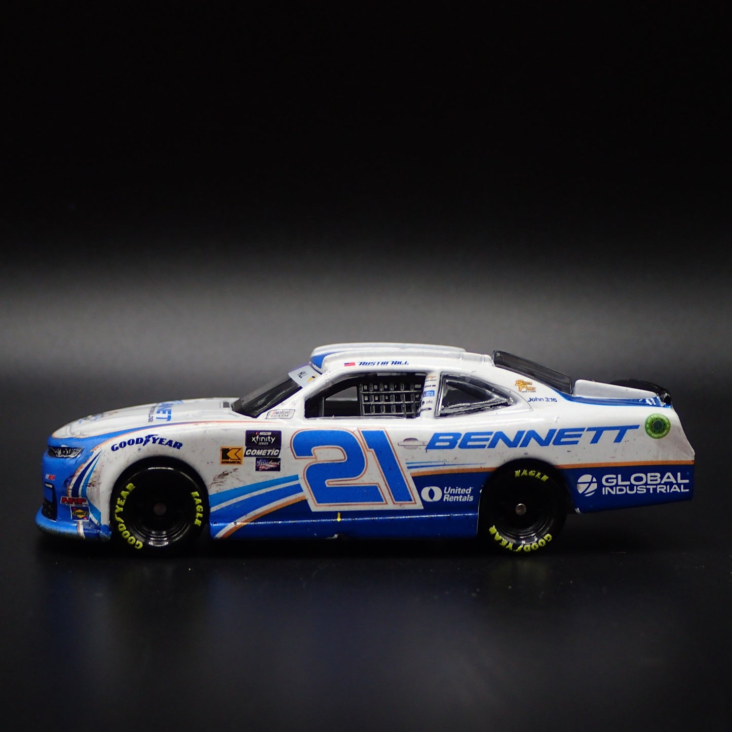 2024 24 CHEVY CAMARO 21 AUSTIN HILL BENNETT TRANS NASCAR 1:64 DIECAST MODEL CAR