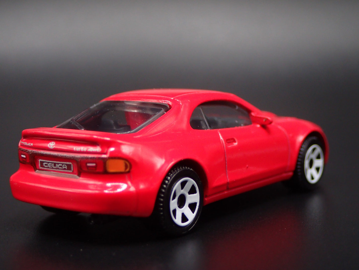 1993 93 TOYOTA CELICA RED 1/64 SCALE COLLECTIBLE DIORAMA DIECAST MODEL CAR