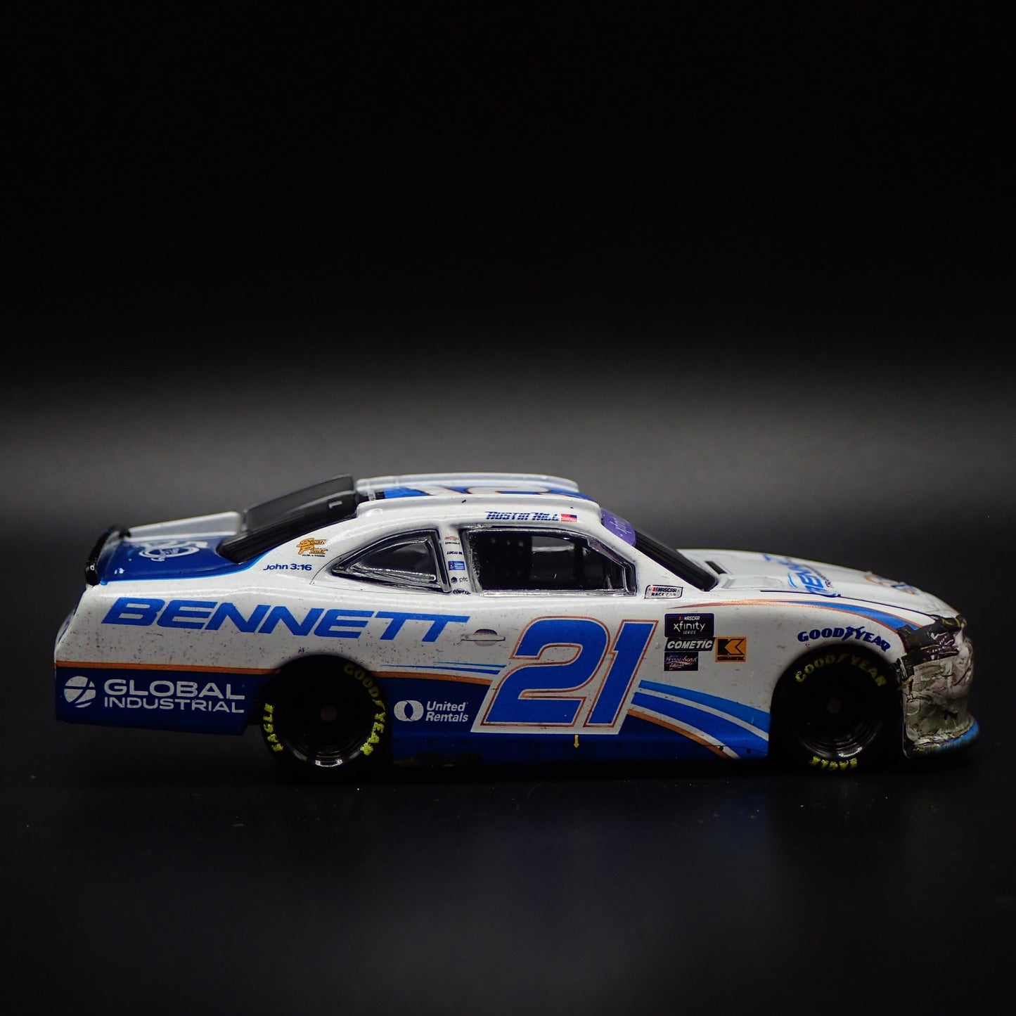 2024 24 CHEVY CAMARO 21 AUSTIN HILL BENNETT TRANS NASCAR 1:64 DIECAST MODEL CAR