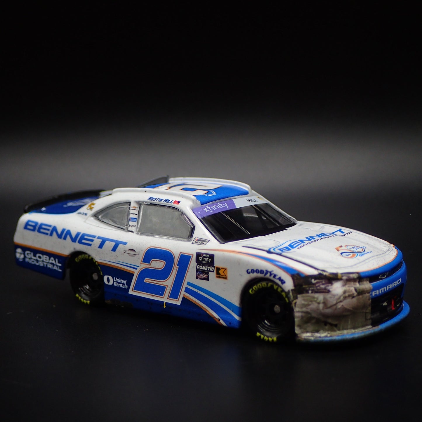 2024 24 CHEVY CAMARO 21 AUSTIN HILL BENNETT TRANS NASCAR 1:64 DIECAST MODEL CAR