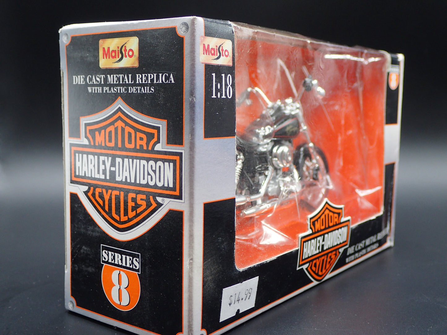 2000 FXDL DYNA LOW RIDER HARLEY DAVIDSON MAISTO SERIES 8 1/18 MOTORCYCLE MODEL