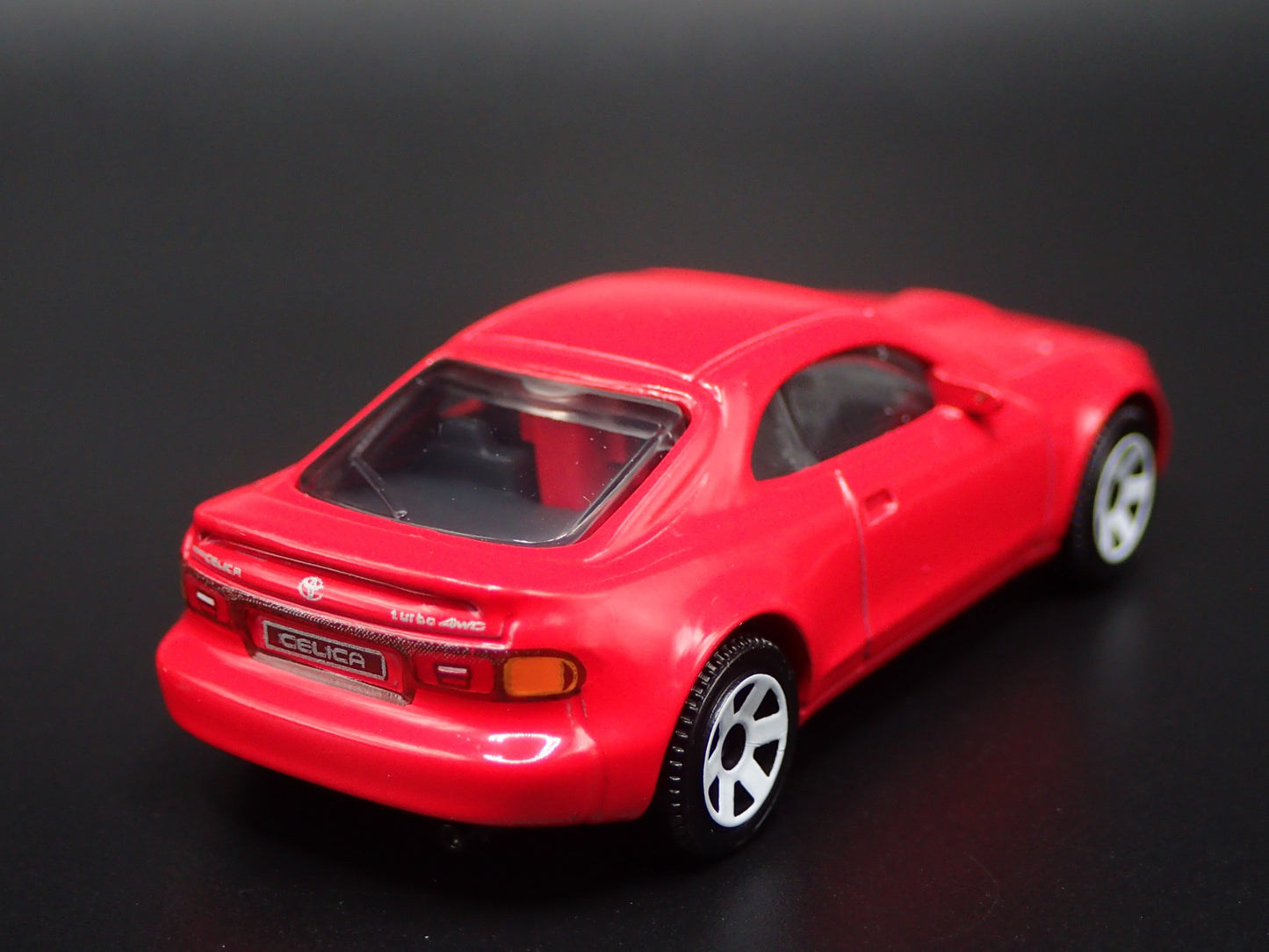 1993 93 TOYOTA CELICA RED 1/64 SCALE COLLECTIBLE DIORAMA DIECAST MODEL CAR