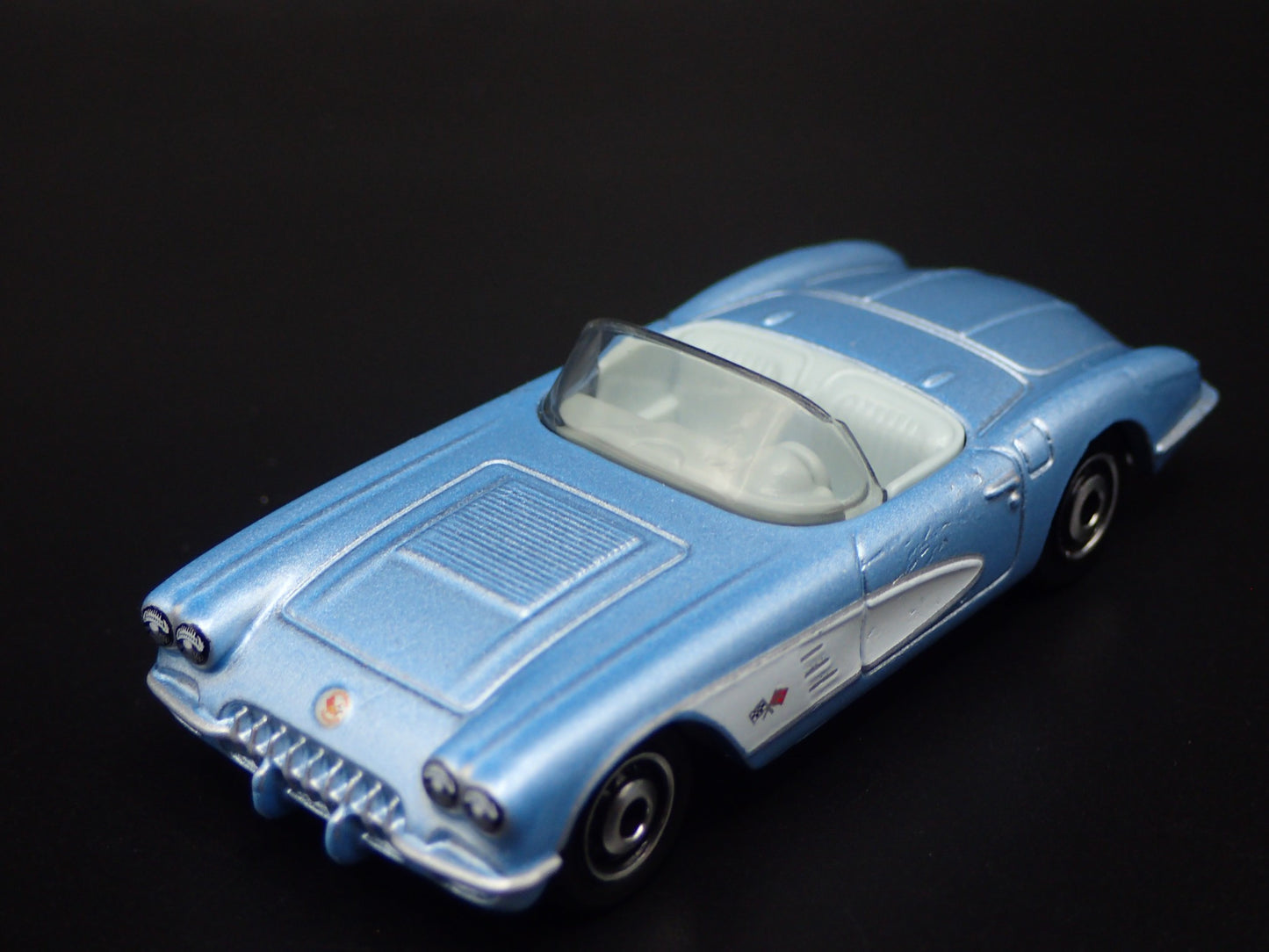 1958 58 CHEVY CHEVROLET CORVETTE CONVERTIBLE BLUE 1:64 SCALE DIECAST MODEL CAR