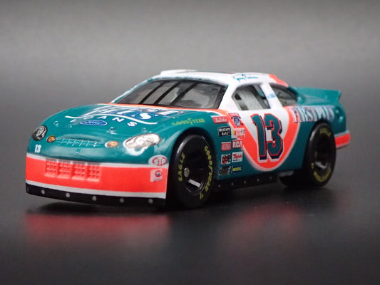 1998 98 FORD TAURUS 13 JERRY NADEAU NASCAR 1/64 SCALE DIECAST MODEL CAR