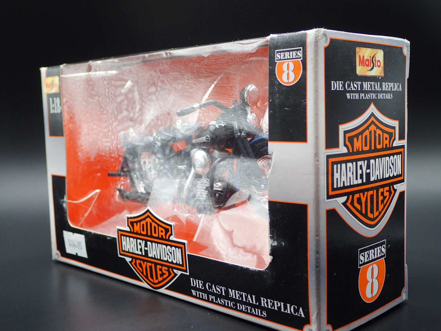 1948 48 FL PANHEAD HARLEY DAVIDSON MOTORCYCLE H-D 1:18 DIECAST MODEL SERIES 8