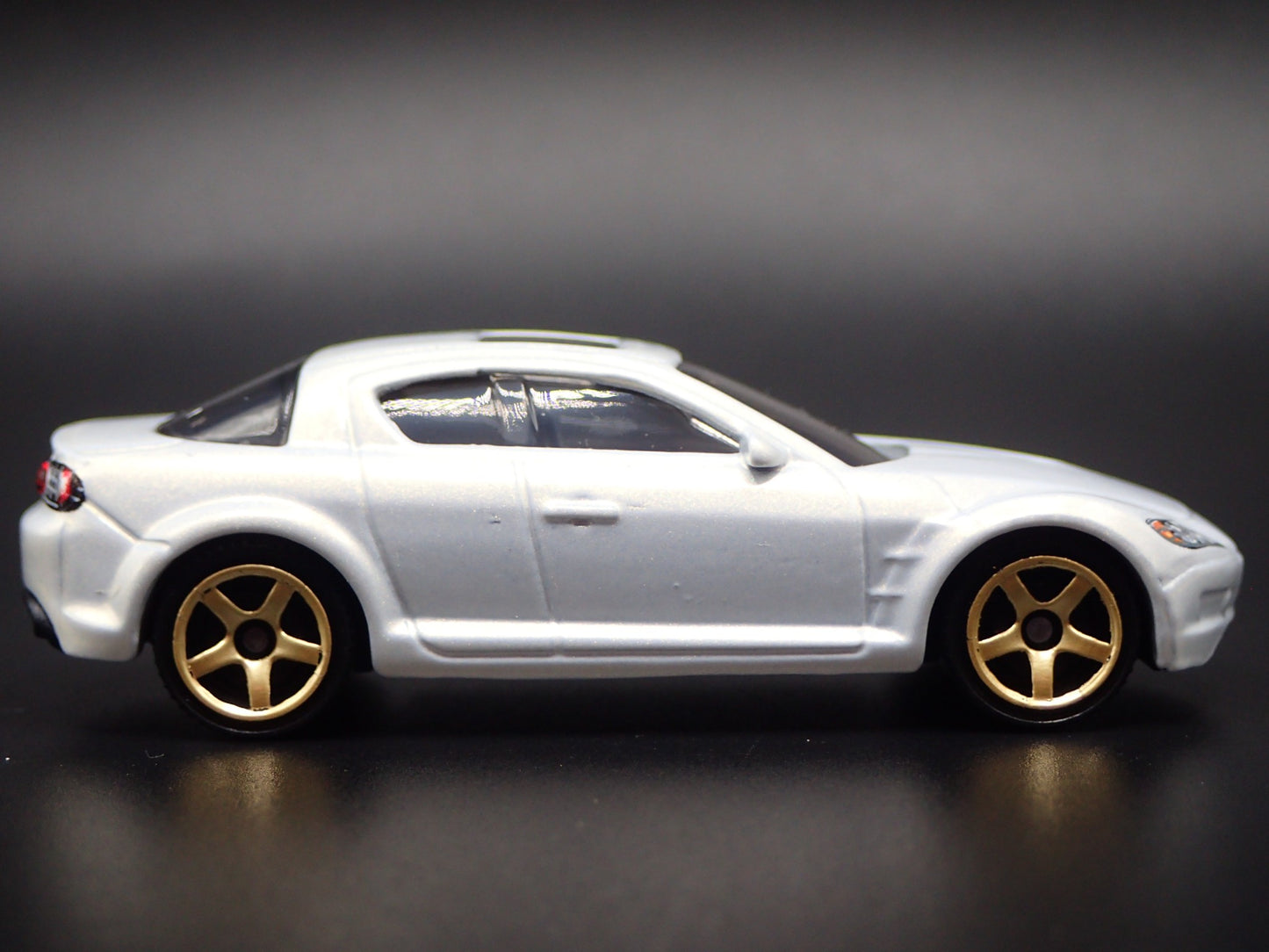 2003-2012 MAZDA RX8 JDM WHITE 1:64 SCALE COLLECTIBLE DIORAMA DIECAST MODEL CAR