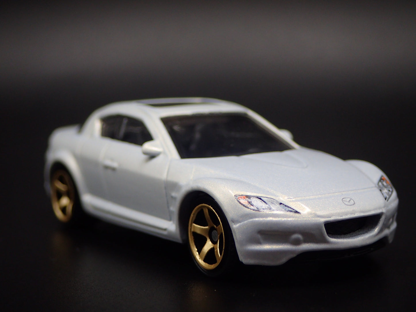 2003-2012 MAZDA RX8 JDM WHITE 1:64 SCALE COLLECTIBLE DIORAMA DIECAST MODEL CAR