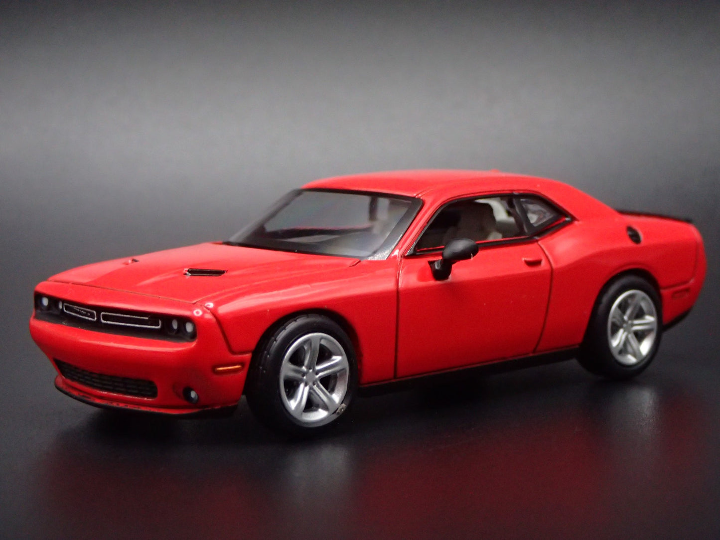 2008-2023 DODGE CHALLENGER RT ORANGE RARE 1/64 SCALE DIORAMA DIECAST MODEL CAR