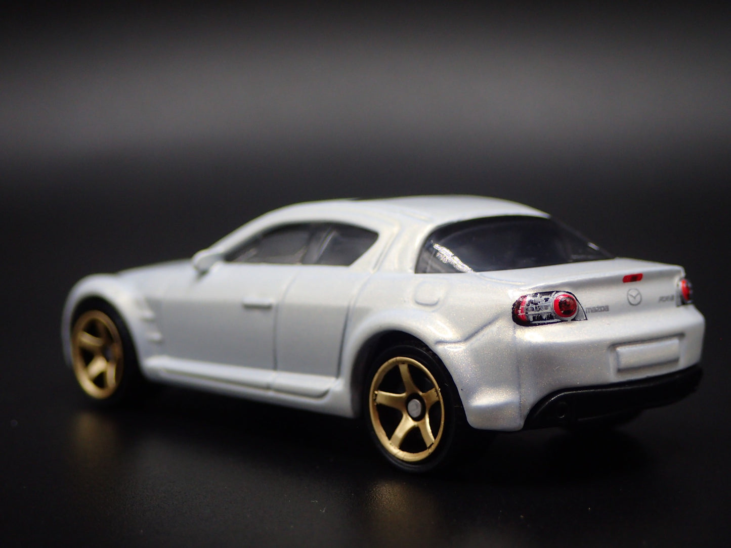 2003-2012 MAZDA RX8 JDM WHITE 1:64 SCALE COLLECTIBLE DIORAMA DIECAST MODEL CAR